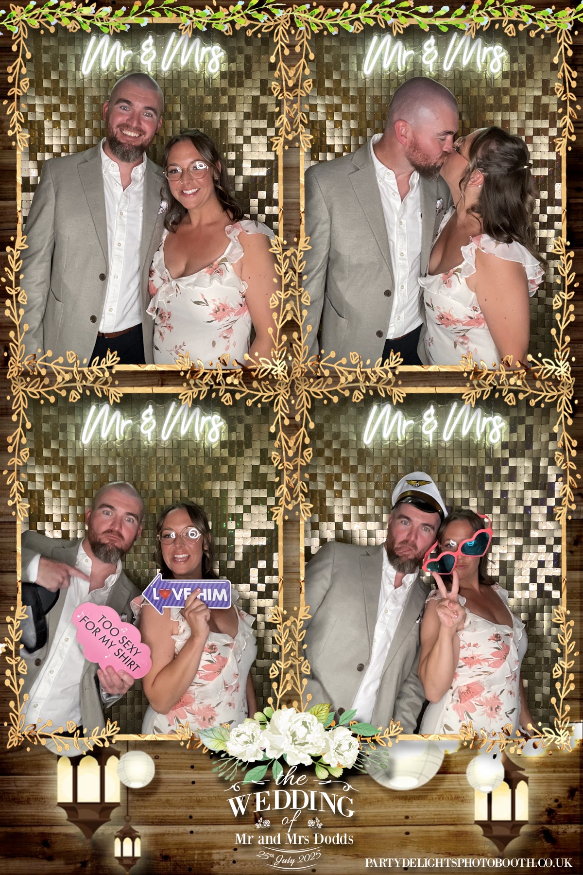 The wedding of Mr and Mrs Dodds | View more photos from the event at gallery.partydelightsphotobooth.co.uk/u/PartyDelightsPhotoBooth/The-wedding-of-Mr-and-Mrs-Dodds