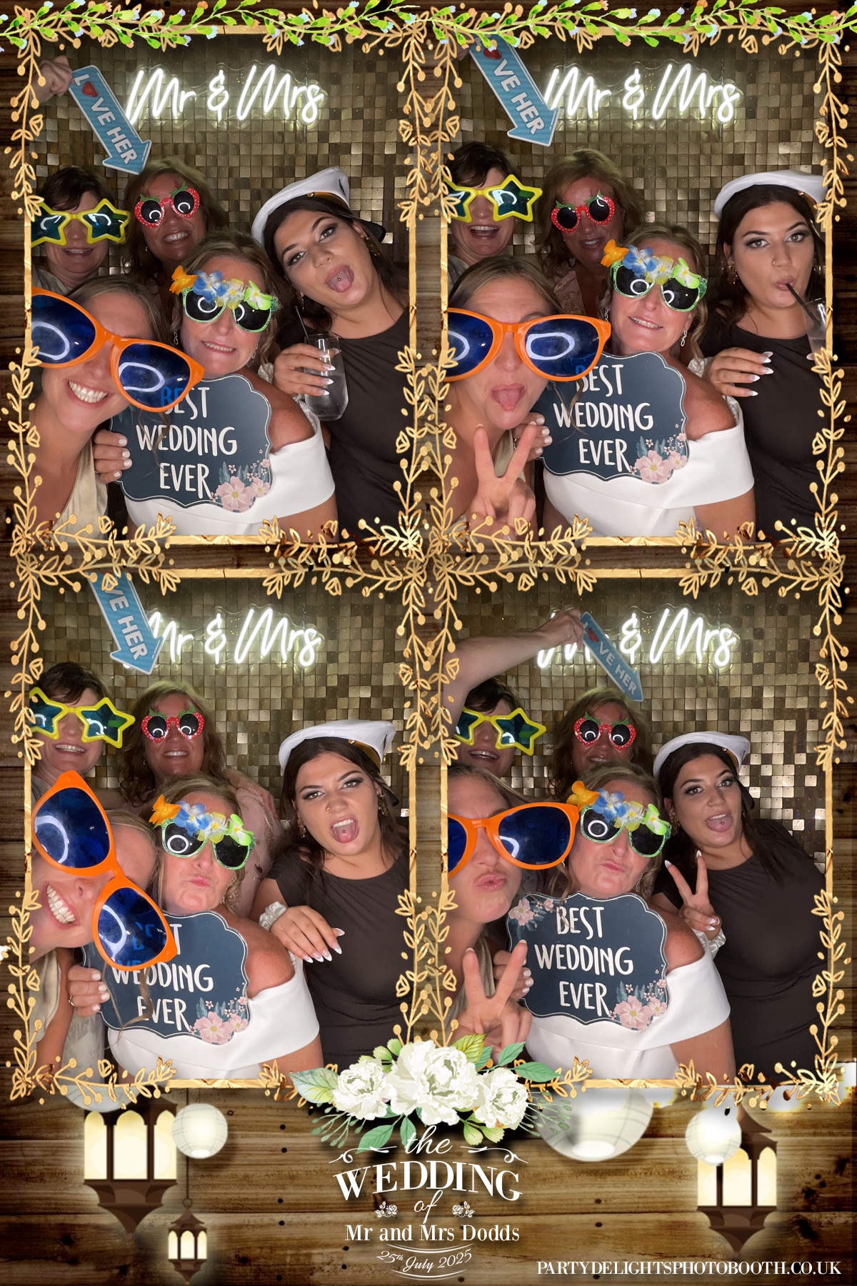The wedding of Mr and Mrs Dodds | View more photos from the event at gallery.partydelightsphotobooth.co.uk/u/PartyDelightsPhotoBooth/The-wedding-of-Mr-and-Mrs-Dodds