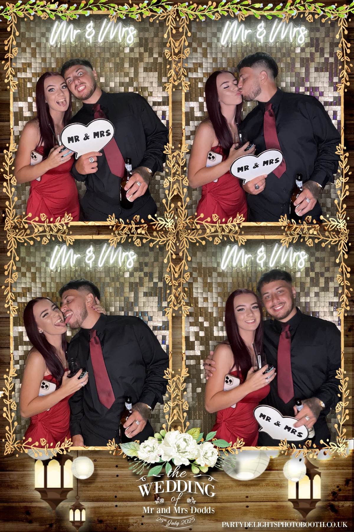 The wedding of Mr and Mrs Dodds | View more photos from the event at gallery.partydelightsphotobooth.co.uk/u/PartyDelightsPhotoBooth/The-wedding-of-Mr-and-Mrs-Dodds
