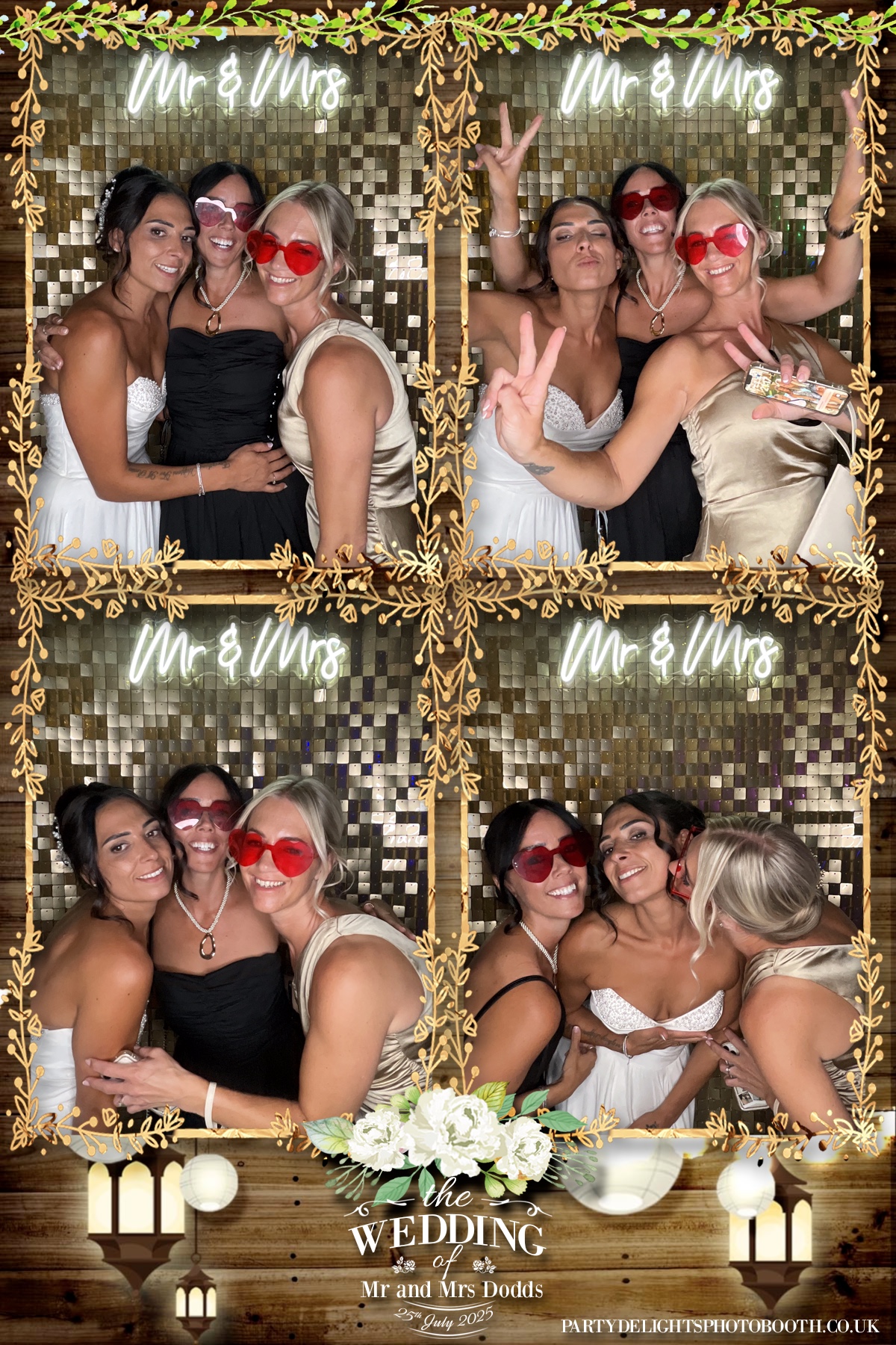 The wedding of Mr and Mrs Dodds | View more photos from the event at gallery.partydelightsphotobooth.co.uk/u/PartyDelightsPhotoBooth/The-wedding-of-Mr-and-Mrs-Dodds