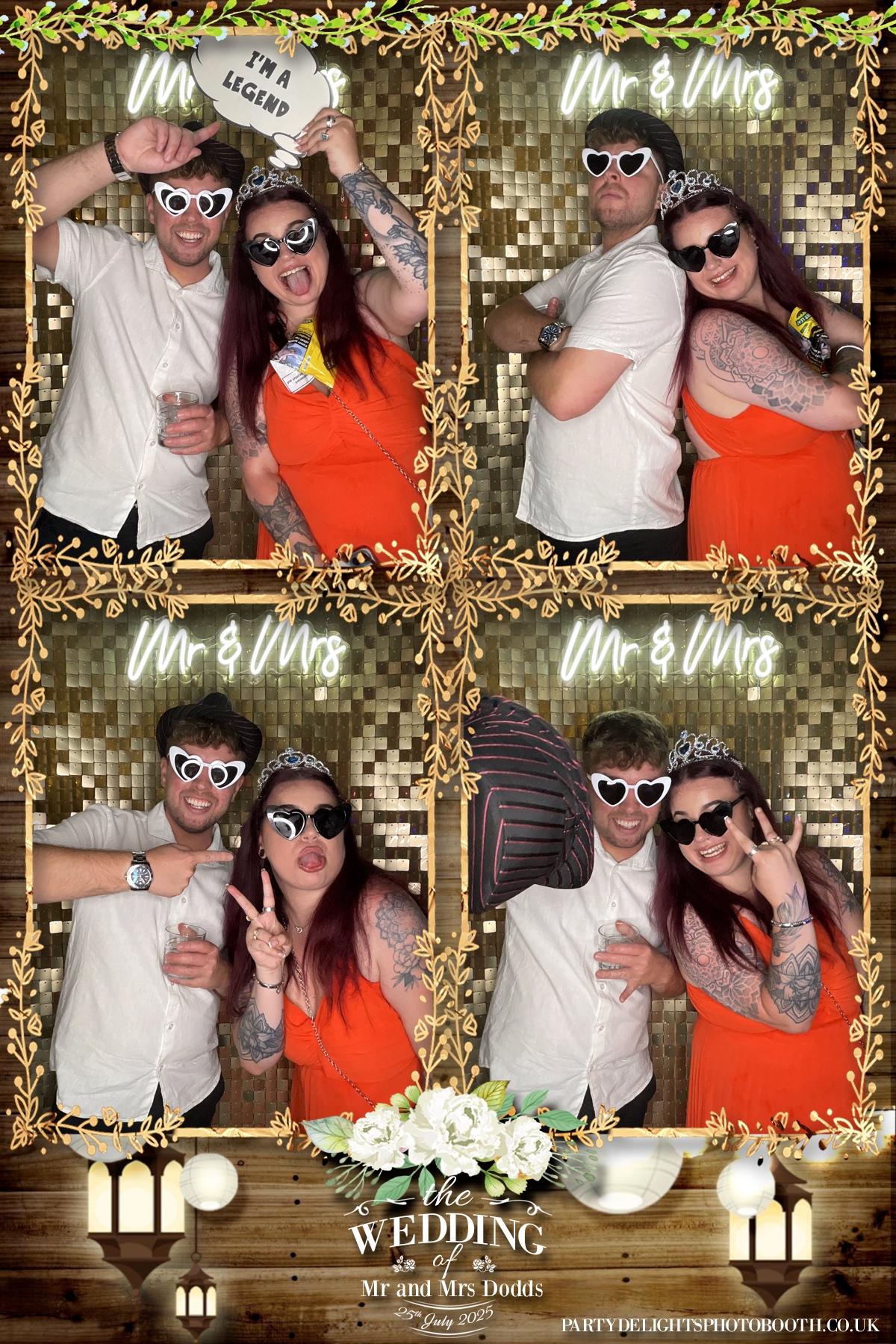 The wedding of Mr and Mrs Dodds | View more photos from the event at gallery.partydelightsphotobooth.co.uk/u/PartyDelightsPhotoBooth/The-wedding-of-Mr-and-Mrs-Dodds