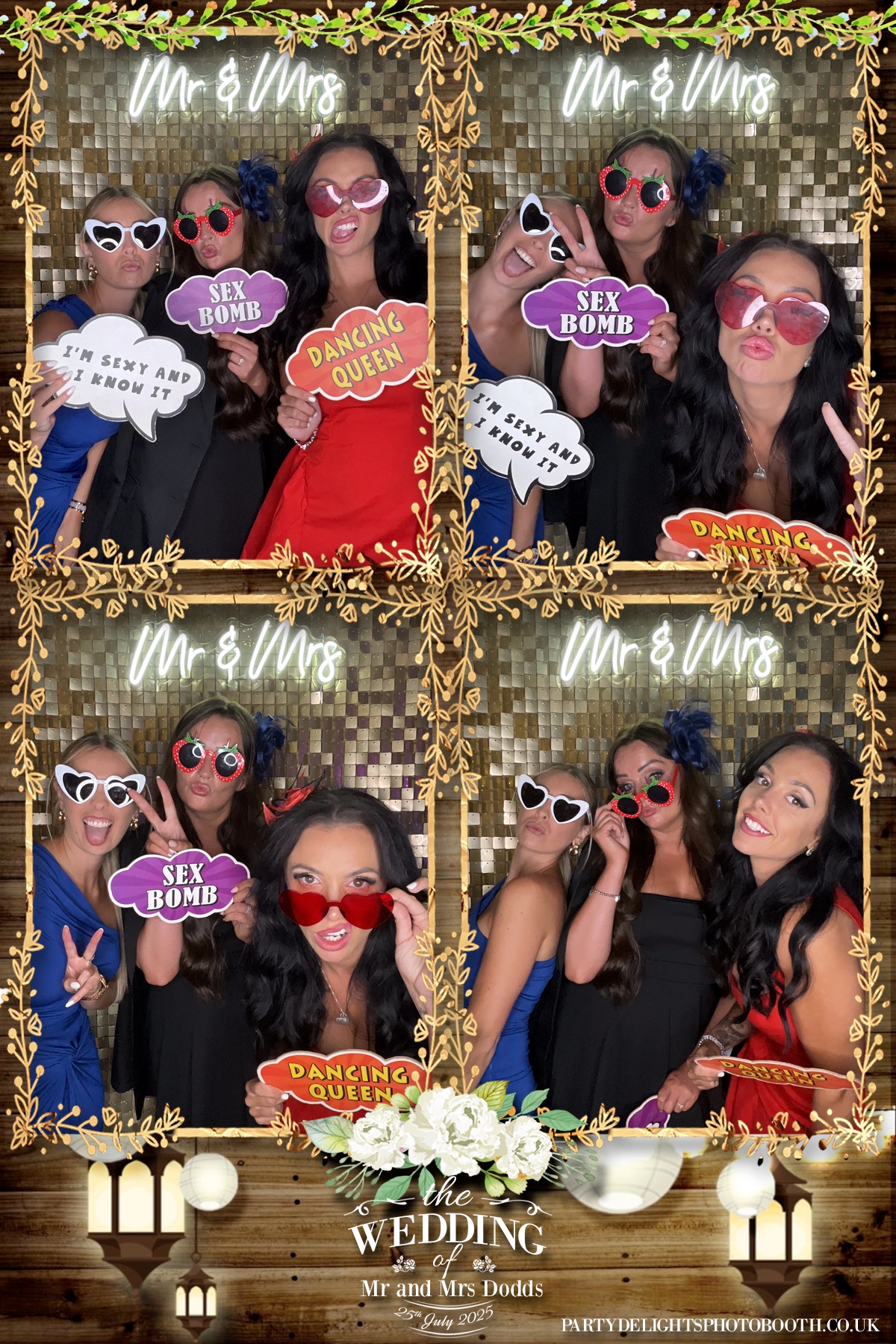 The wedding of Mr and Mrs Dodds | View more photos from the event at gallery.partydelightsphotobooth.co.uk/u/PartyDelightsPhotoBooth/The-wedding-of-Mr-and-Mrs-Dodds