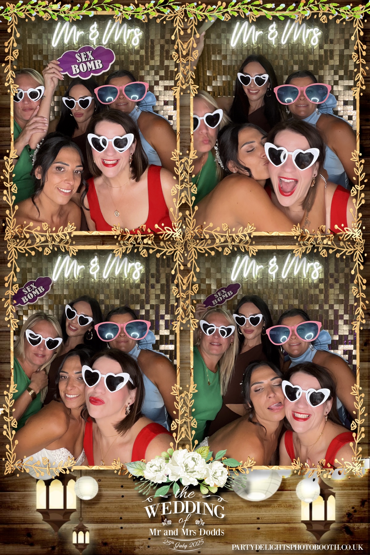 The wedding of Mr and Mrs Dodds | View more photos from the event at gallery.partydelightsphotobooth.co.uk/u/PartyDelightsPhotoBooth/The-wedding-of-Mr-and-Mrs-Dodds