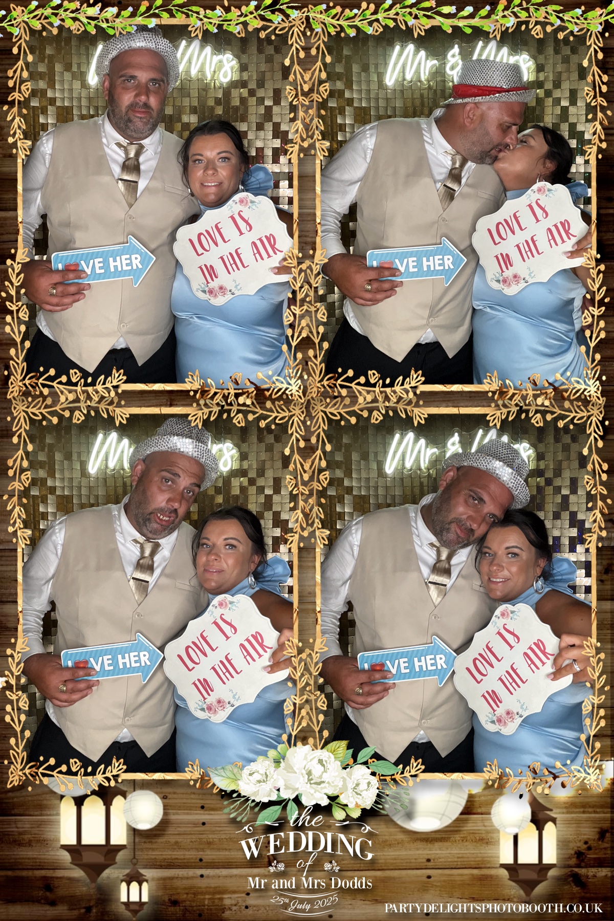 The wedding of Mr and Mrs Dodds | View more photos from the event at gallery.partydelightsphotobooth.co.uk/u/PartyDelightsPhotoBooth/The-wedding-of-Mr-and-Mrs-Dodds