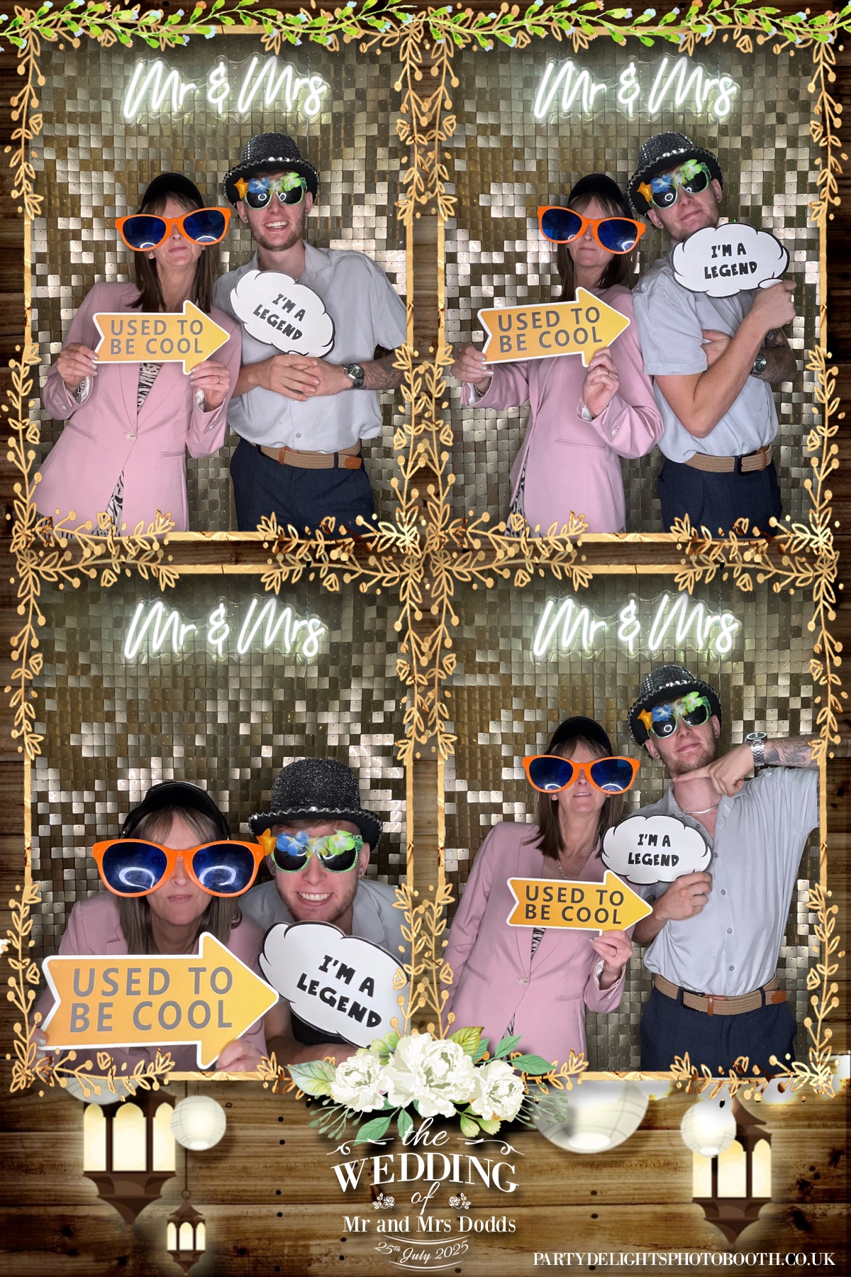 The wedding of Mr and Mrs Dodds | View more photos from the event at gallery.partydelightsphotobooth.co.uk/u/PartyDelightsPhotoBooth/The-wedding-of-Mr-and-Mrs-Dodds