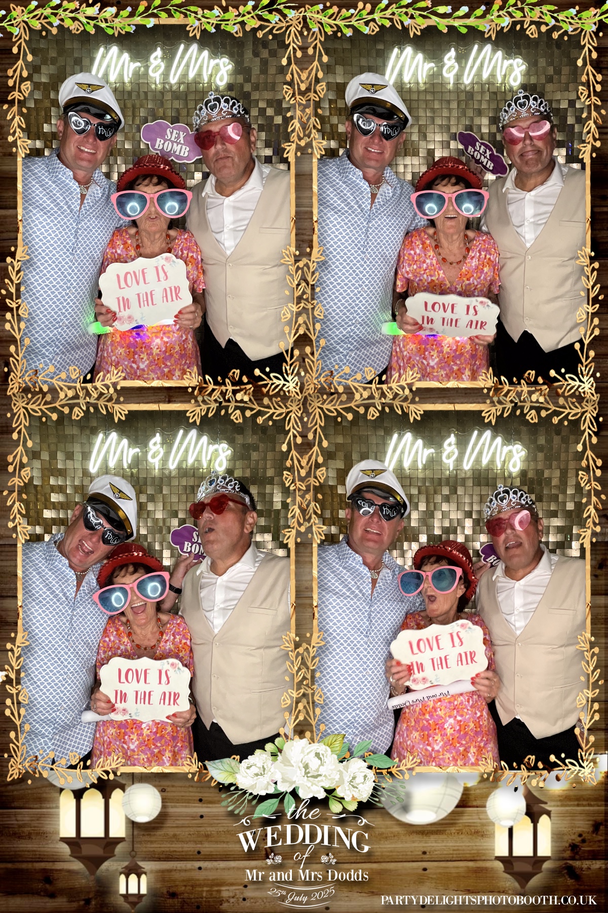 The wedding of Mr and Mrs Dodds | View more photos from the event at gallery.partydelightsphotobooth.co.uk/u/PartyDelightsPhotoBooth/The-wedding-of-Mr-and-Mrs-Dodds
