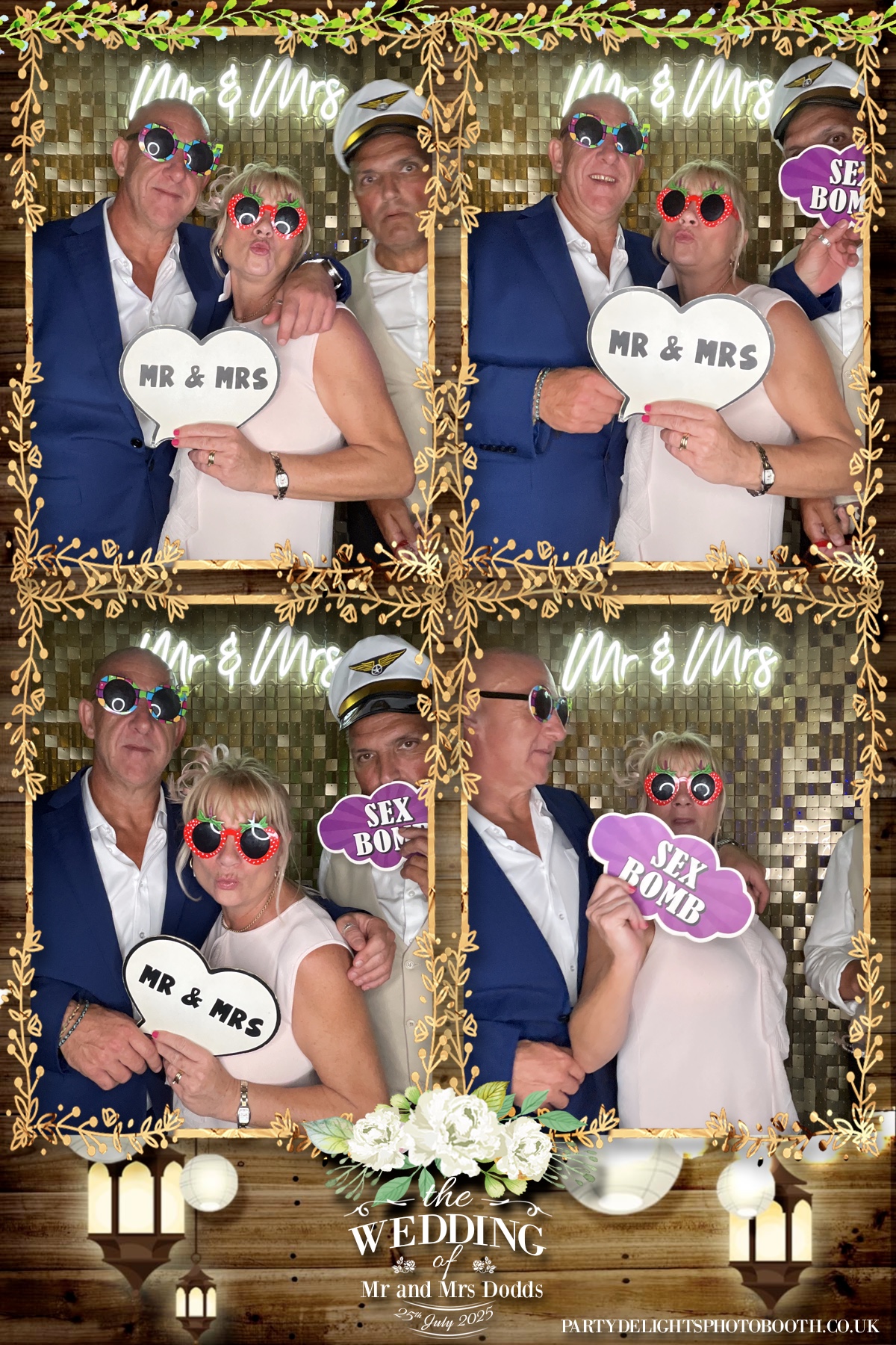The wedding of Mr and Mrs Dodds | View more photos from the event at gallery.partydelightsphotobooth.co.uk/u/PartyDelightsPhotoBooth/The-wedding-of-Mr-and-Mrs-Dodds