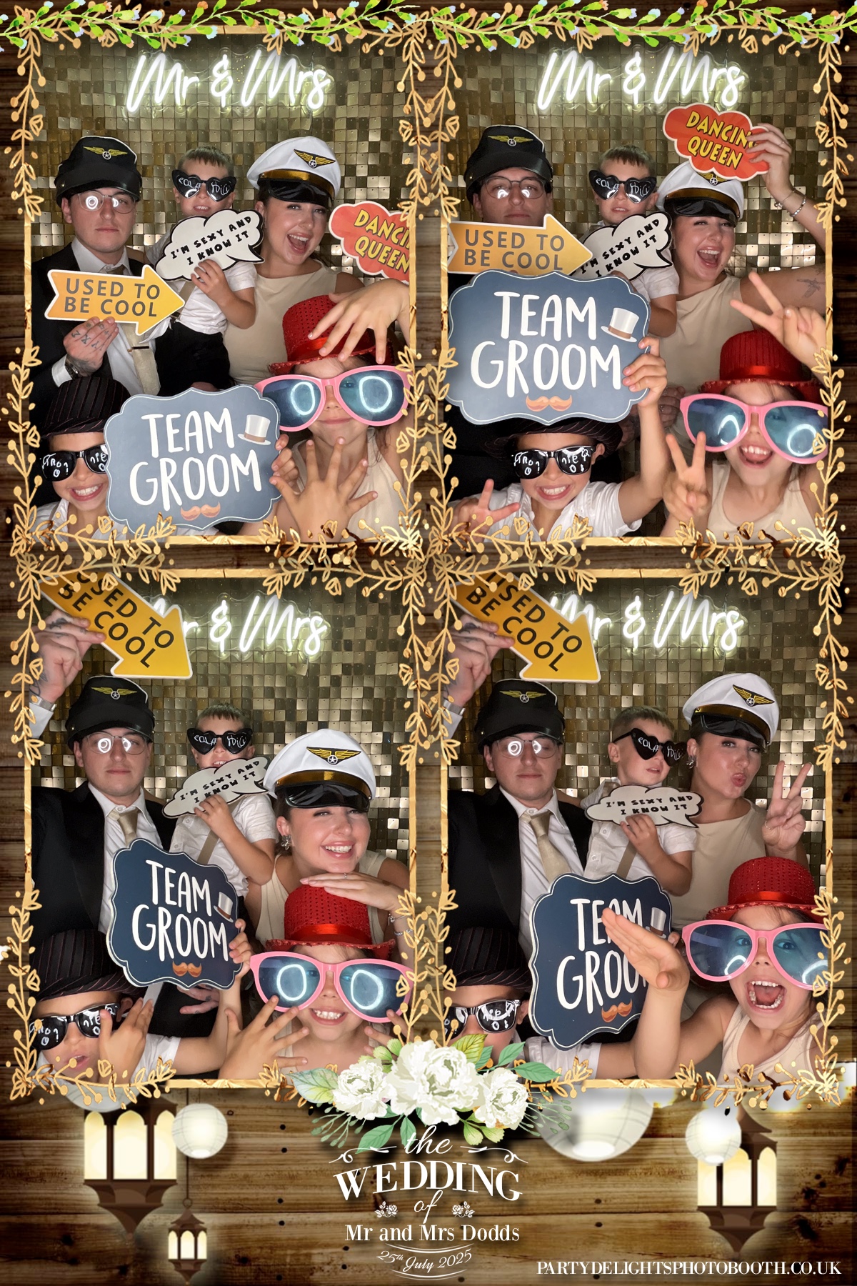 The wedding of Mr and Mrs Dodds | View more photos from the event at gallery.partydelightsphotobooth.co.uk/u/PartyDelightsPhotoBooth/The-wedding-of-Mr-and-Mrs-Dodds
