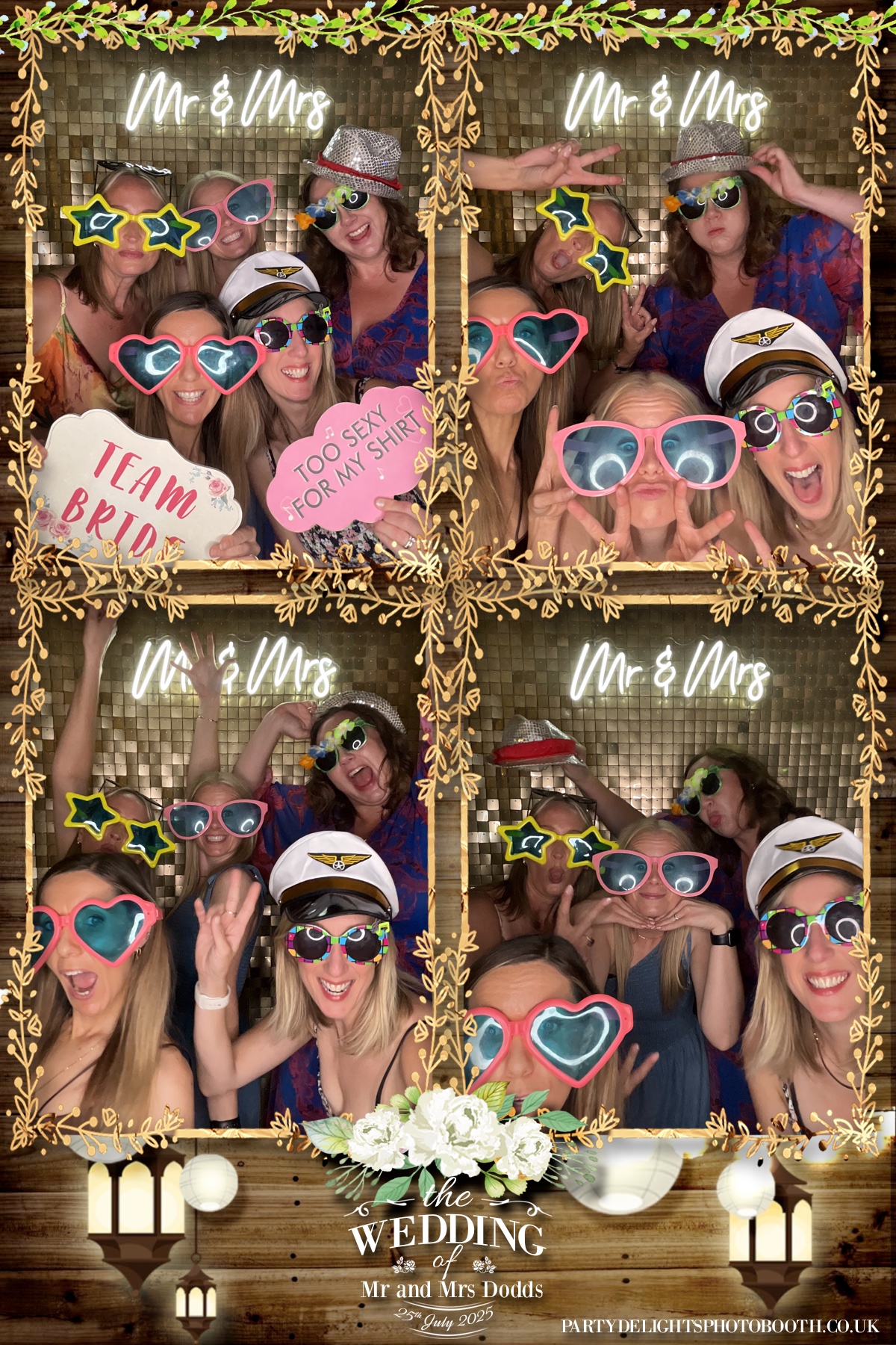The wedding of Mr and Mrs Dodds | View more photos from the event at gallery.partydelightsphotobooth.co.uk/u/PartyDelightsPhotoBooth/The-wedding-of-Mr-and-Mrs-Dodds