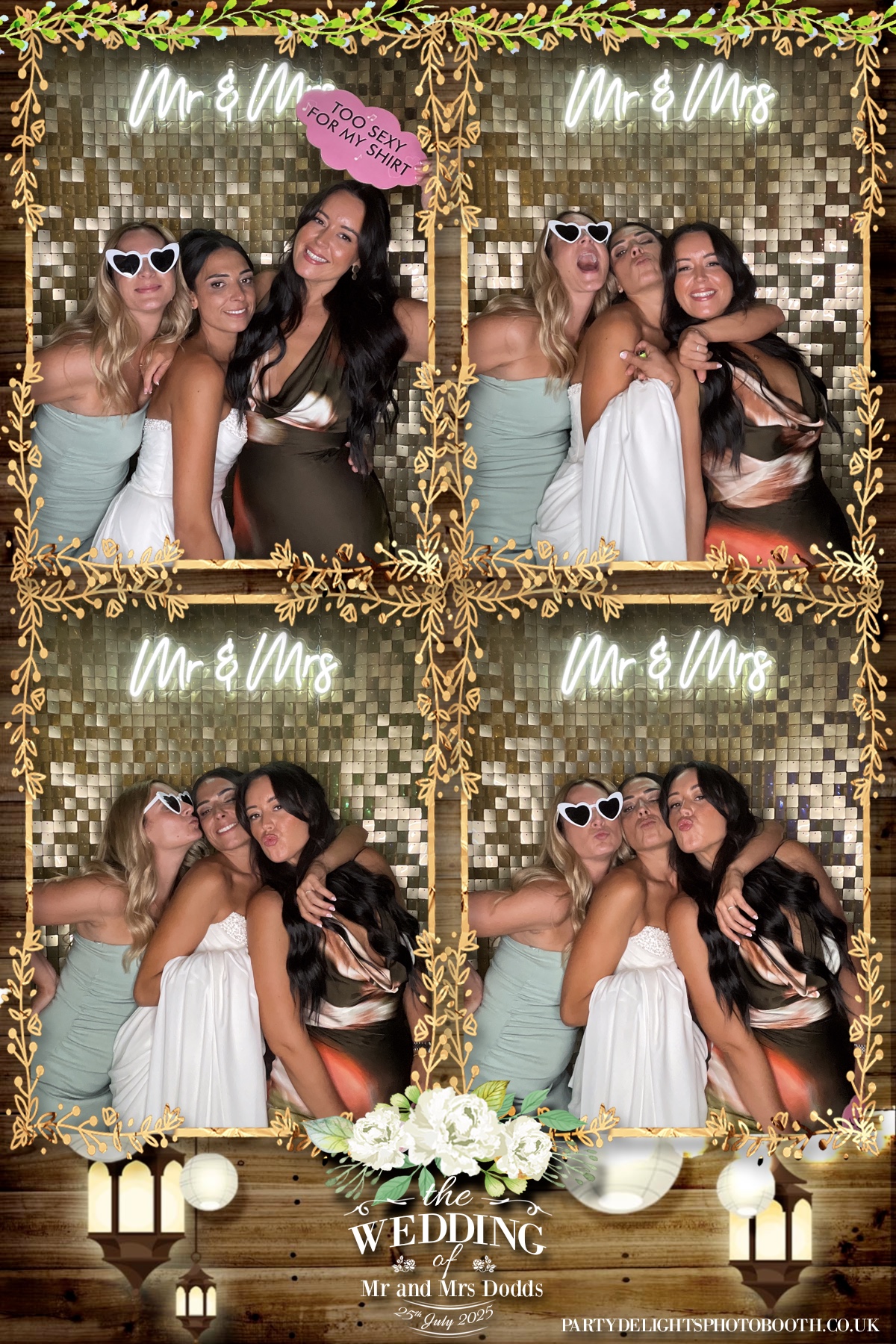 The wedding of Mr and Mrs Dodds | View more photos from the event at gallery.partydelightsphotobooth.co.uk/u/PartyDelightsPhotoBooth/The-wedding-of-Mr-and-Mrs-Dodds