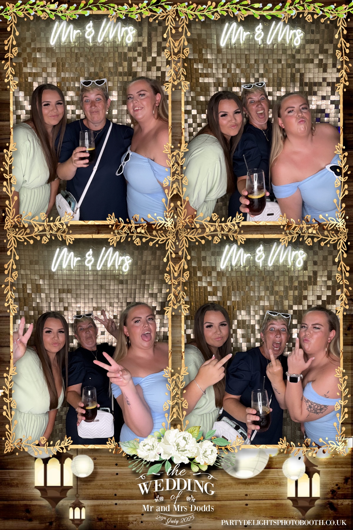 The wedding of Mr and Mrs Dodds | View more photos from the event at gallery.partydelightsphotobooth.co.uk/u/PartyDelightsPhotoBooth/The-wedding-of-Mr-and-Mrs-Dodds