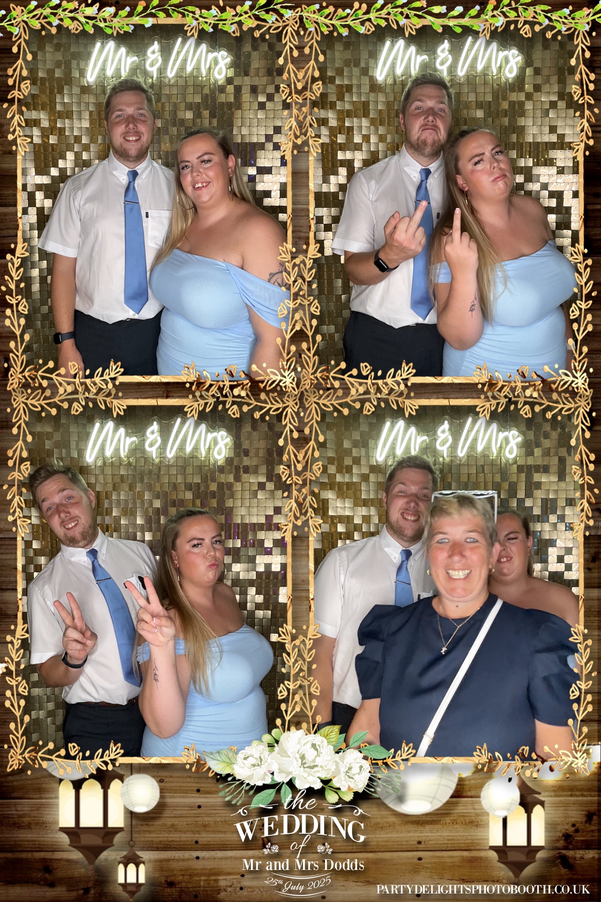 The wedding of Mr and Mrs Dodds | View more photos from the event at gallery.partydelightsphotobooth.co.uk/u/PartyDelightsPhotoBooth/The-wedding-of-Mr-and-Mrs-Dodds