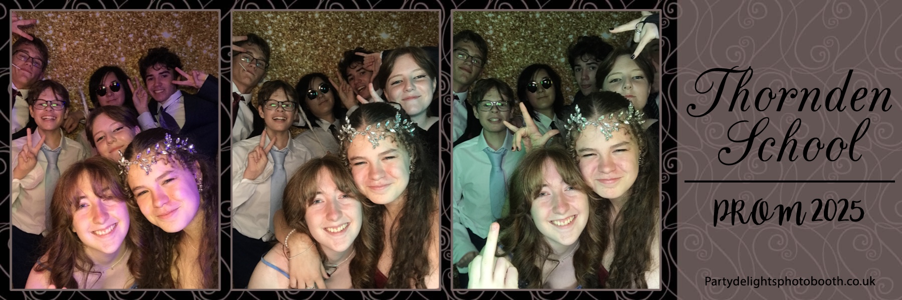 Thornden School Prom 2025 | View more photos from the event at gallery.partydelightsphotobooth.co.uk/u/PartyDelightsPhotoBooth/Thornden-School-Prom-2025