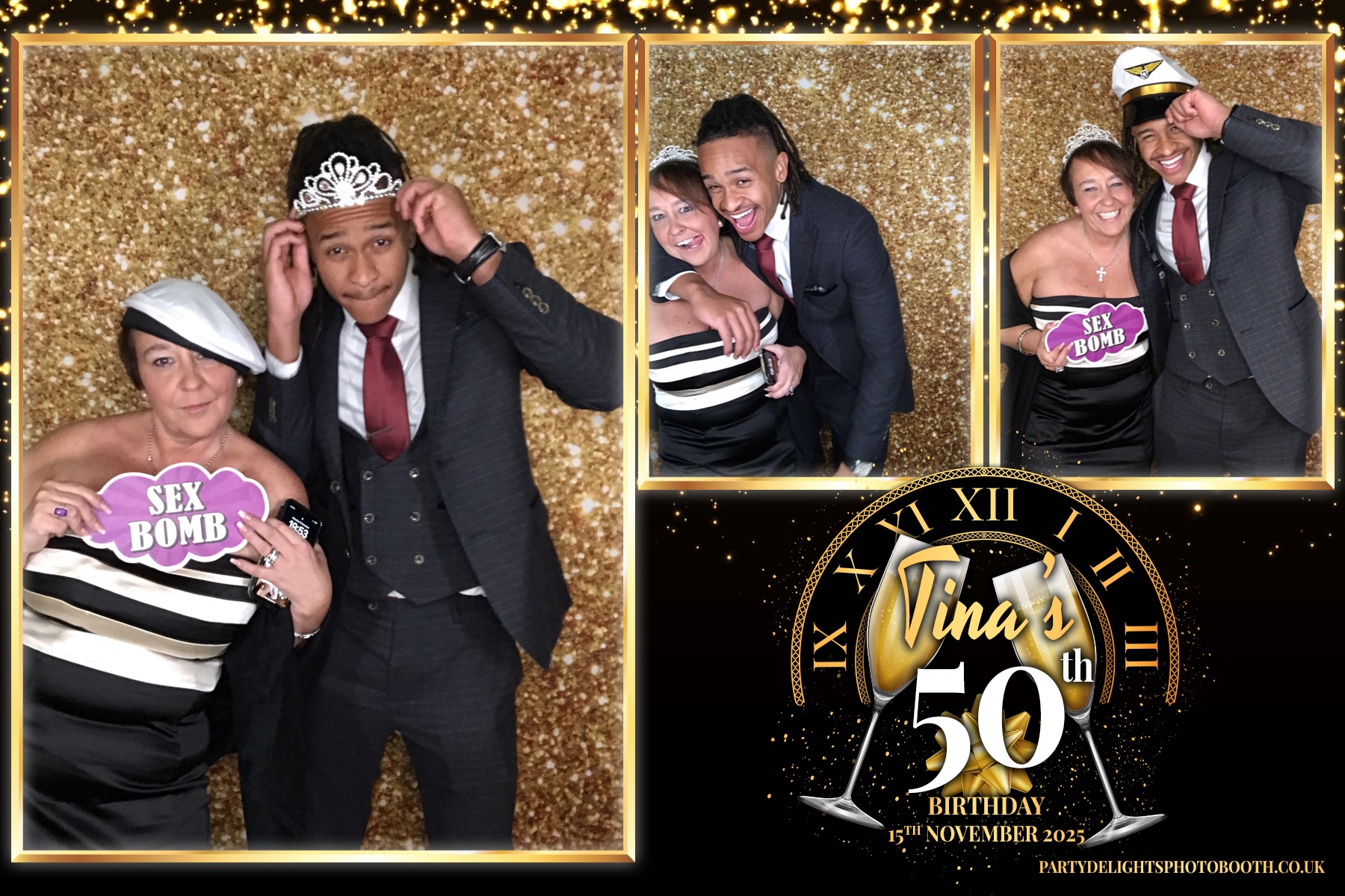 Tina's 50th birthday Bash | View more photos from the event at gallery.partydelightsphotobooth.co.uk/u/PartyDelightsPhotoBooth/Tinas-50th-birthday-Bash