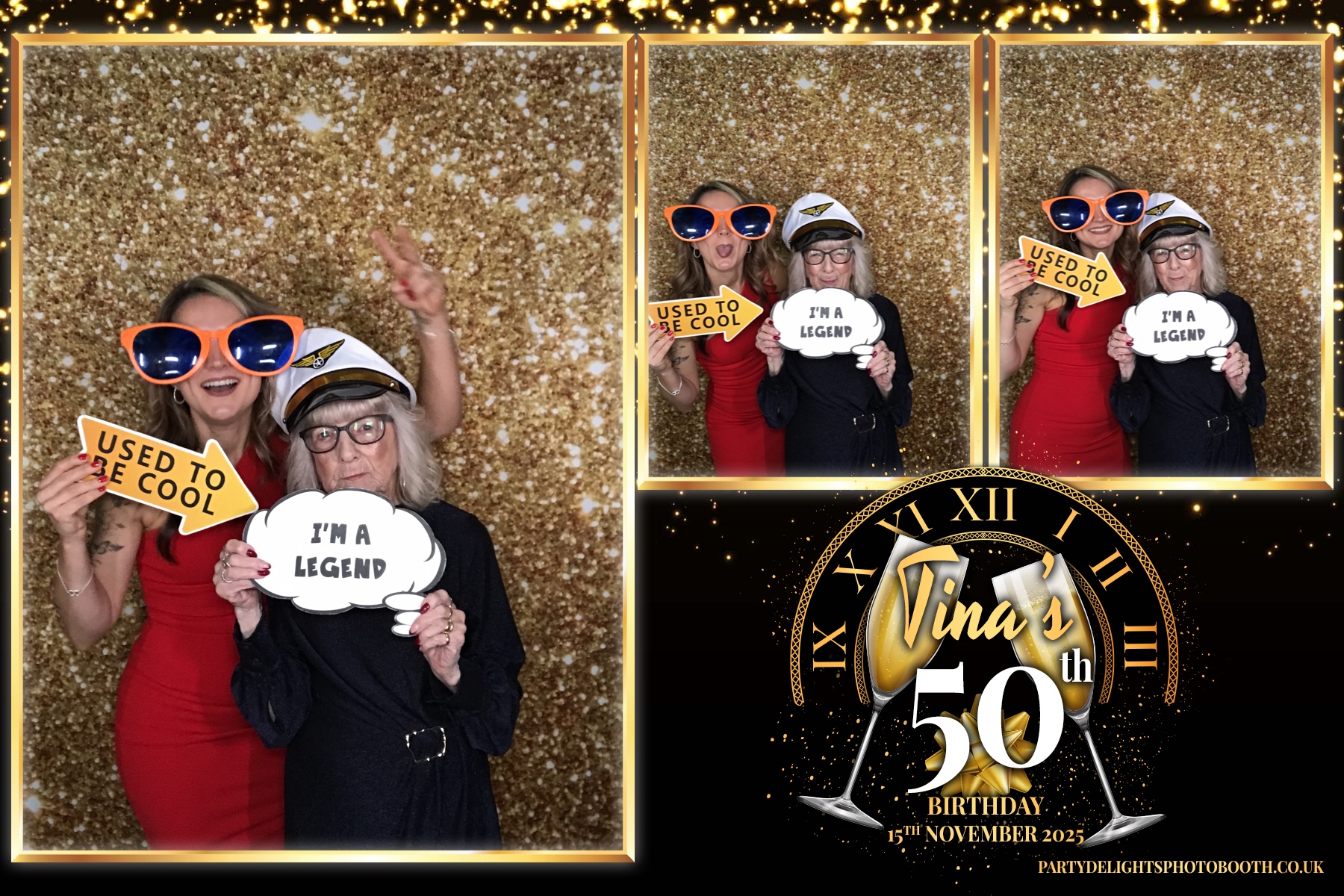 Tina's 50th birthday Bash | View more photos from the event at gallery.partydelightsphotobooth.co.uk/u/PartyDelightsPhotoBooth/Tinas-50th-birthday-Bash