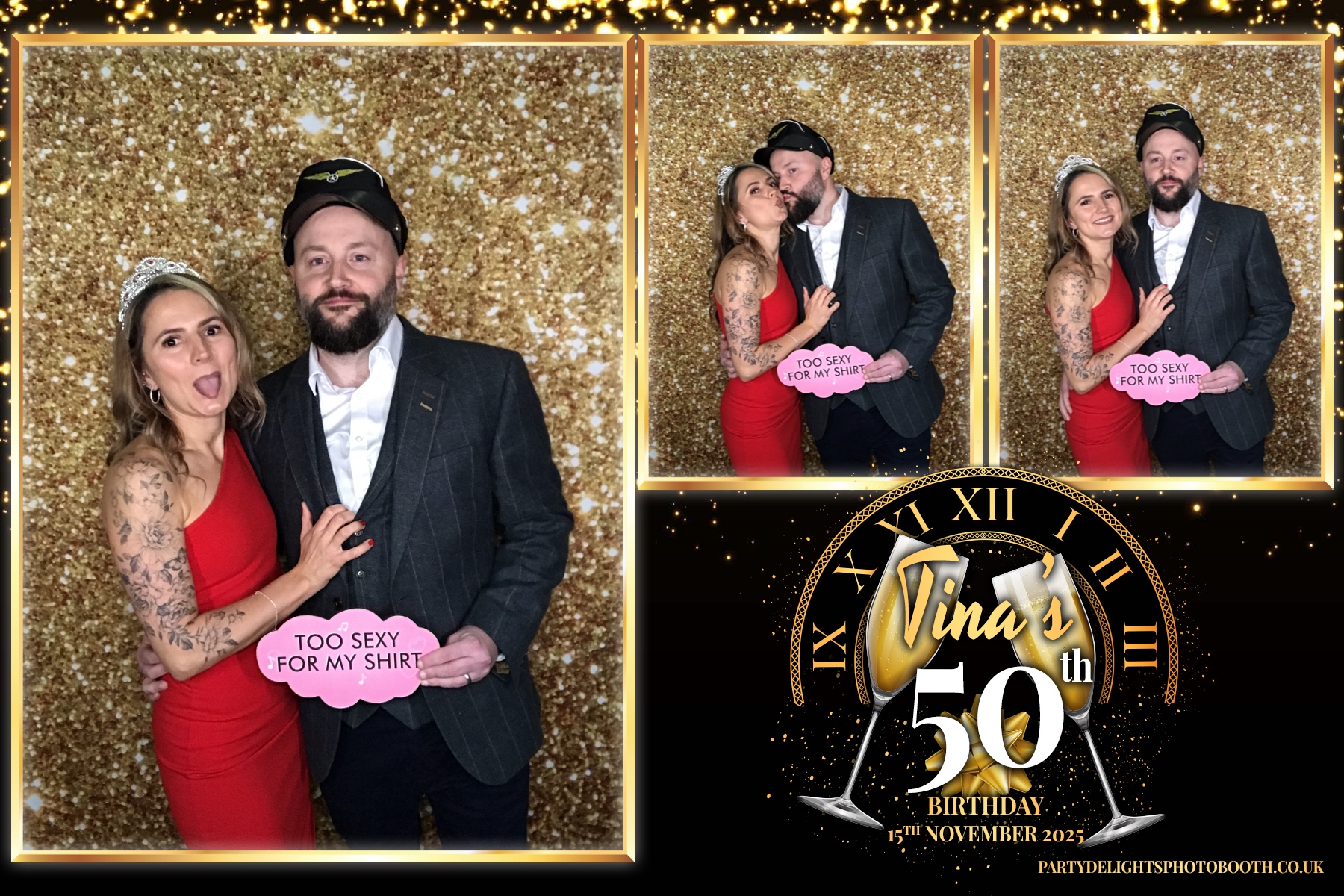 Tina's 50th birthday Bash | View more photos from the event at gallery.partydelightsphotobooth.co.uk/u/PartyDelightsPhotoBooth/Tinas-50th-birthday-Bash