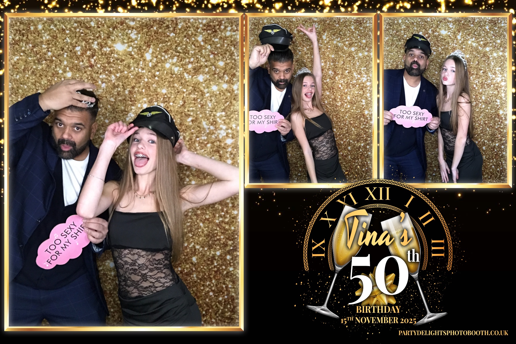 Tina's 50th birthday Bash | View more photos from the event at gallery.partydelightsphotobooth.co.uk/u/PartyDelightsPhotoBooth/Tinas-50th-birthday-Bash