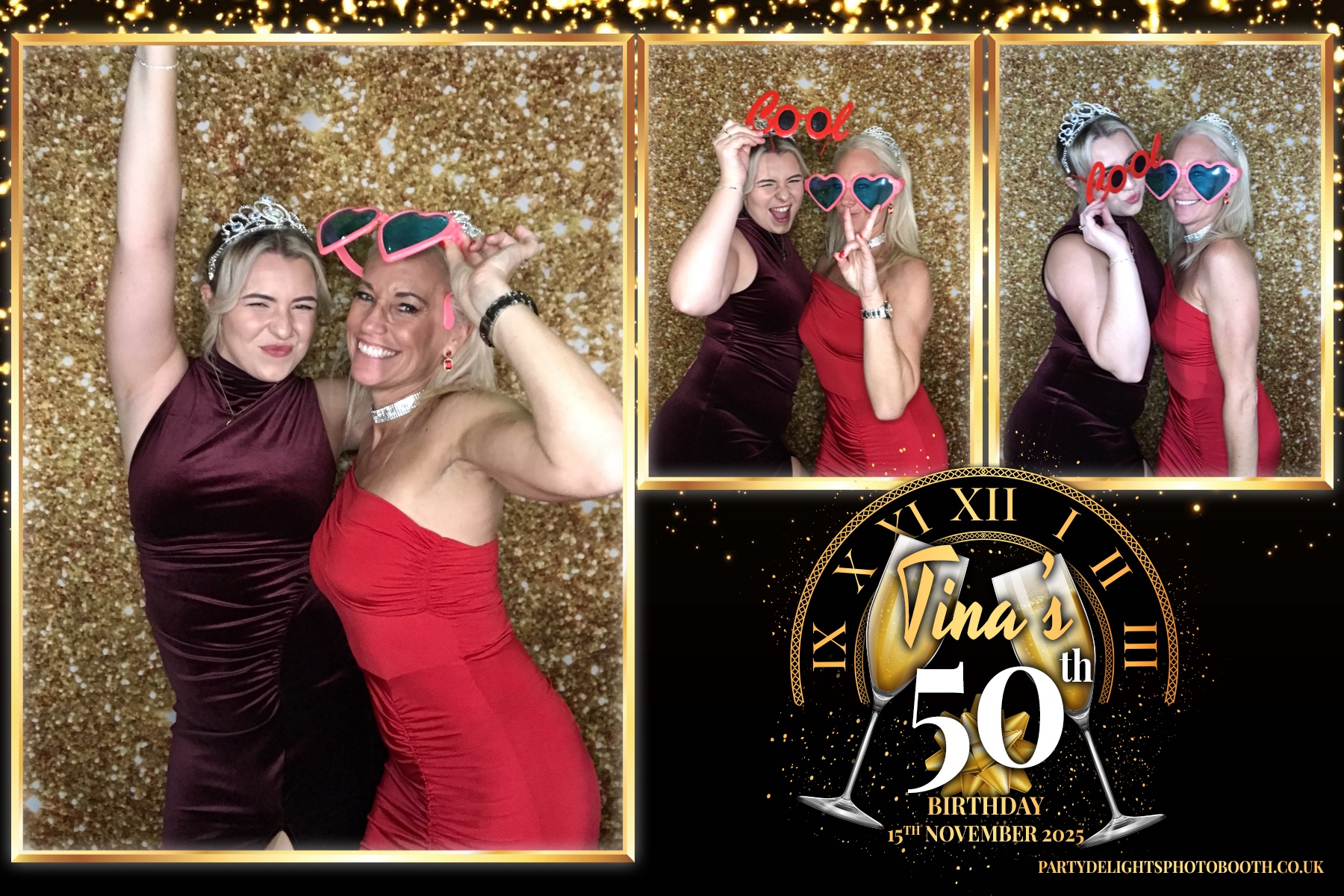 Tina's 50th birthday Bash | View more photos from the event at gallery.partydelightsphotobooth.co.uk/u/PartyDelightsPhotoBooth/Tinas-50th-birthday-Bash