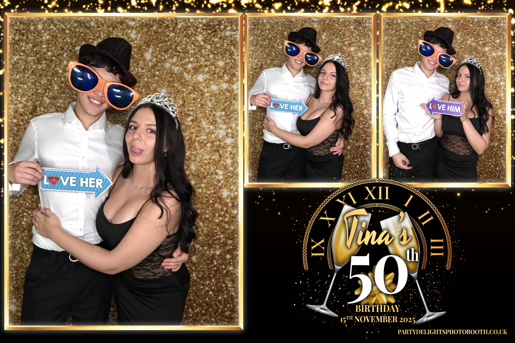 Tina's 50th birthday Bash | View more photos from the event at gallery.partydelightsphotobooth.co.uk/u/PartyDelightsPhotoBooth/Tinas-50th-birthday-Bash