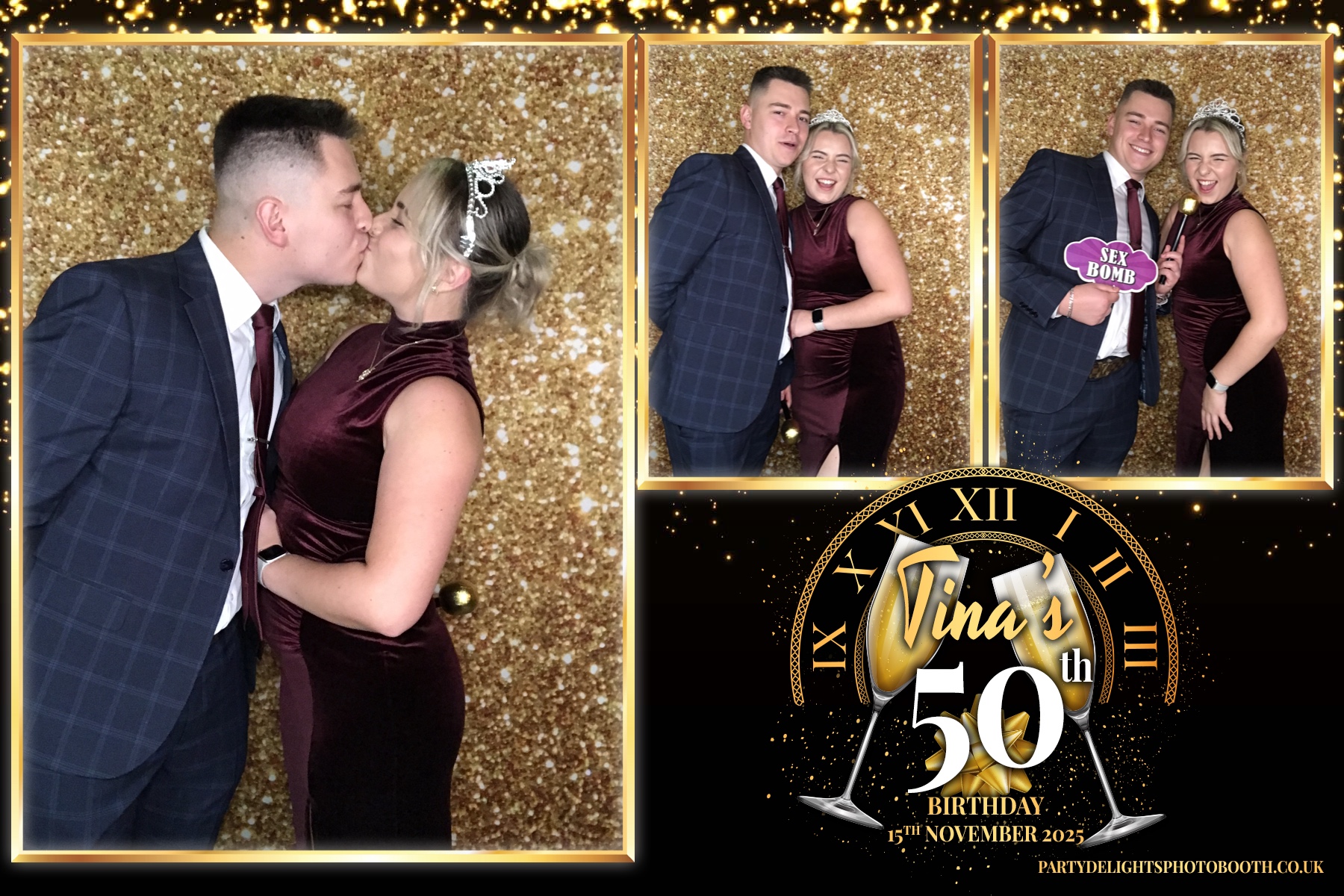 Tina's 50th birthday Bash | View more photos from the event at gallery.partydelightsphotobooth.co.uk/u/PartyDelightsPhotoBooth/Tinas-50th-birthday-Bash