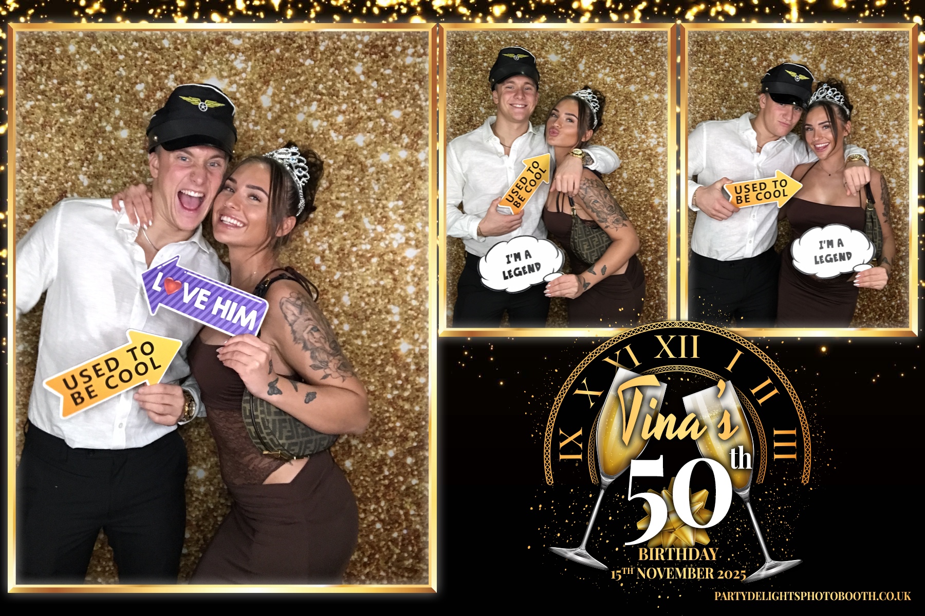 Tina's 50th birthday Bash | View more photos from the event at gallery.partydelightsphotobooth.co.uk/u/PartyDelightsPhotoBooth/Tinas-50th-birthday-Bash