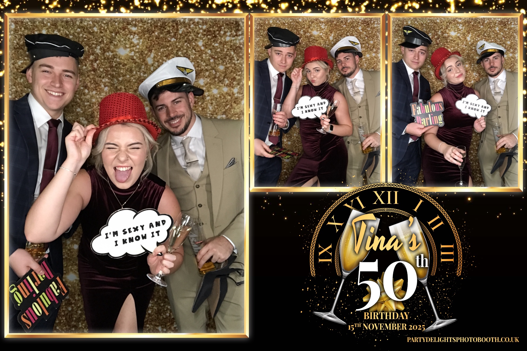 Tina's 50th birthday Bash | View more photos from the event at gallery.partydelightsphotobooth.co.uk/u/PartyDelightsPhotoBooth/Tinas-50th-birthday-Bash