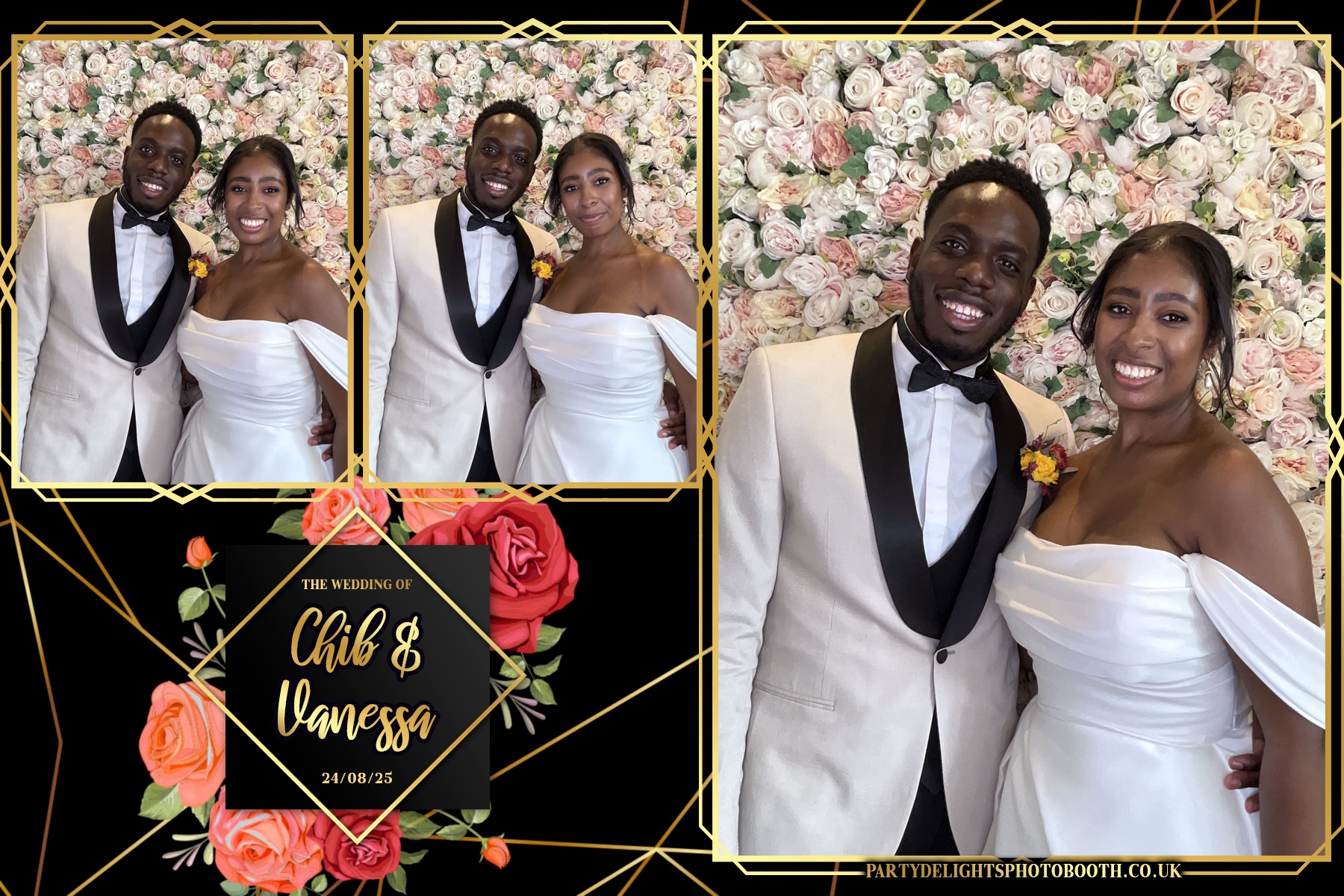 Vanessa and Chib's Wedding | View more photos from the event at gallery.partydelightsphotobooth.co.uk/u/PartyDelightsPhotoBooth/Vanessa-and-Chibs-Wedding
