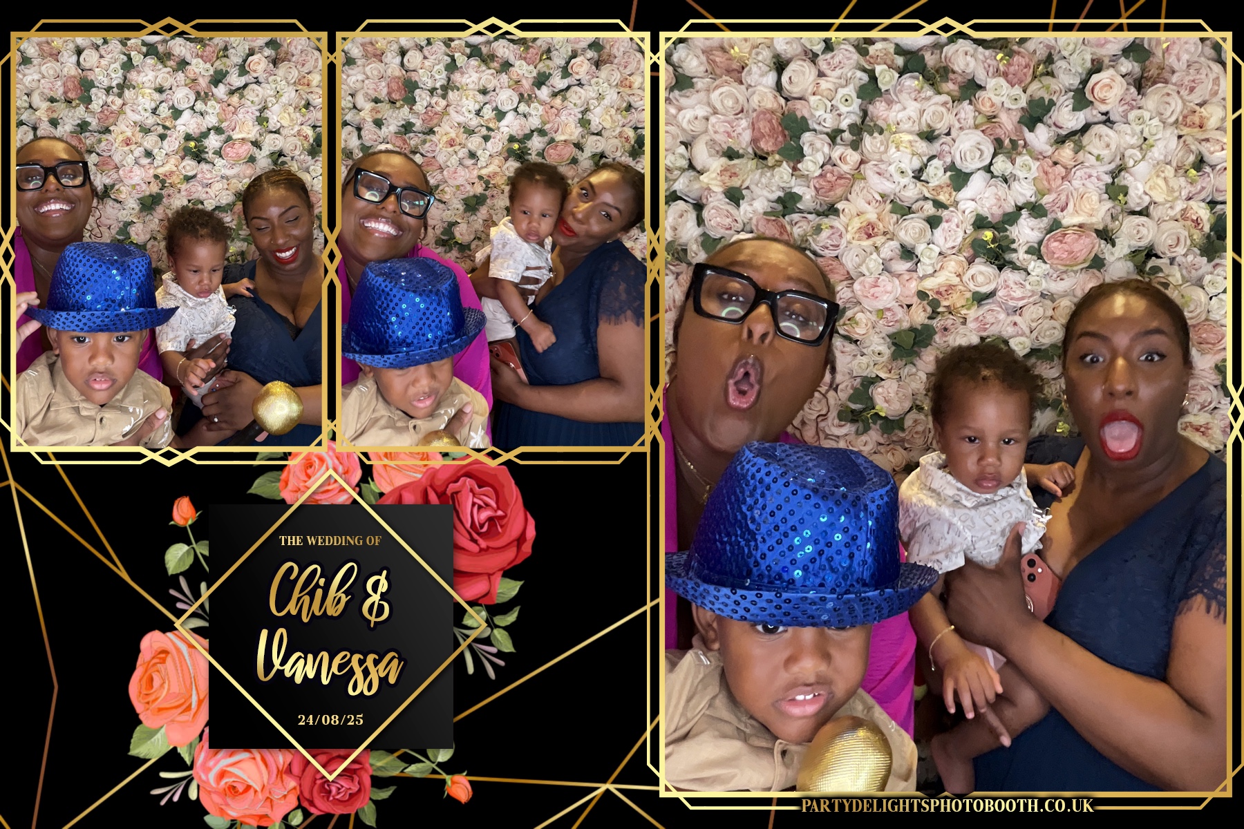Vanessa and Chib's Wedding | View more photos from the event at gallery.partydelightsphotobooth.co.uk/u/PartyDelightsPhotoBooth/Vanessa-and-Chibs-Wedding