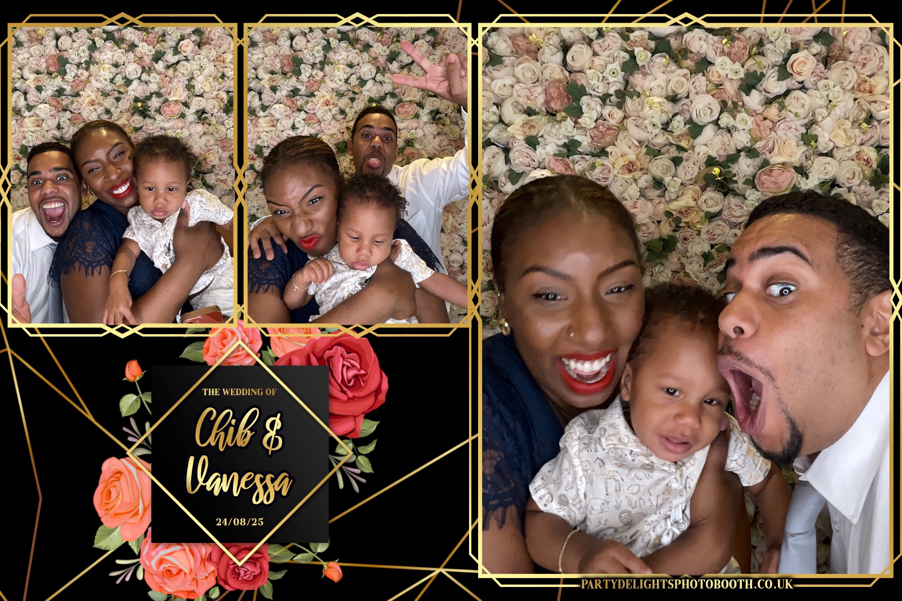 Vanessa and Chib's Wedding | View more photos from the event at gallery.partydelightsphotobooth.co.uk/u/PartyDelightsPhotoBooth/Vanessa-and-Chibs-Wedding