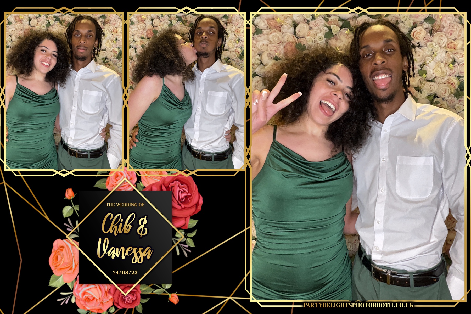 Vanessa and Chib's Wedding | View more photos from the event at gallery.partydelightsphotobooth.co.uk/u/PartyDelightsPhotoBooth/Vanessa-and-Chibs-Wedding