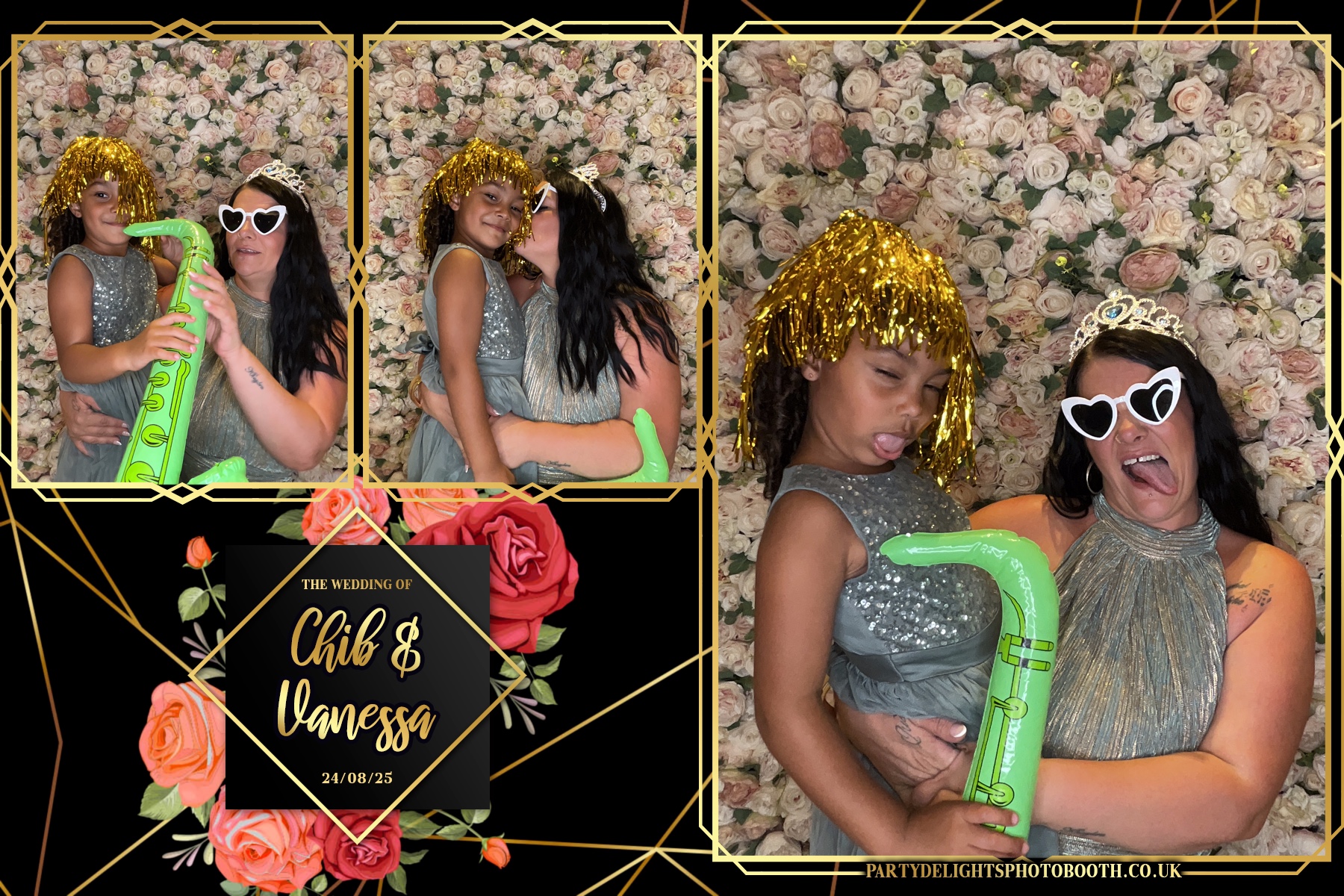 Vanessa and Chib's Wedding | View more photos from the event at gallery.partydelightsphotobooth.co.uk/u/PartyDelightsPhotoBooth/Vanessa-and-Chibs-Wedding