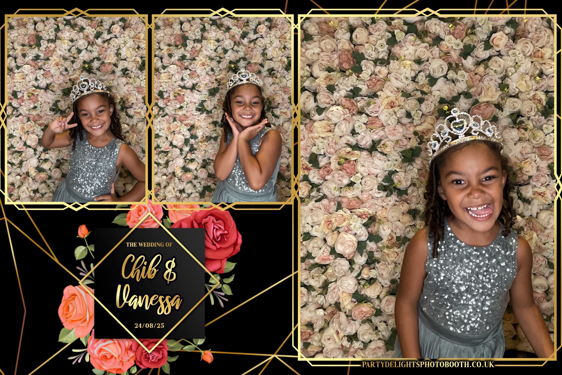 Vanessa and Chib's Wedding | View more photos from the event at gallery.partydelightsphotobooth.co.uk/u/PartyDelightsPhotoBooth/Vanessa-and-Chibs-Wedding