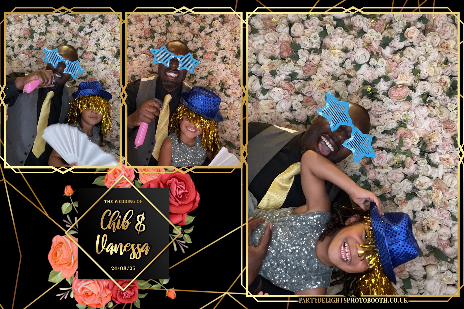 Vanessa and Chib's Wedding | View more photos from the event at gallery.partydelightsphotobooth.co.uk/u/PartyDelightsPhotoBooth/Vanessa-and-Chibs-Wedding