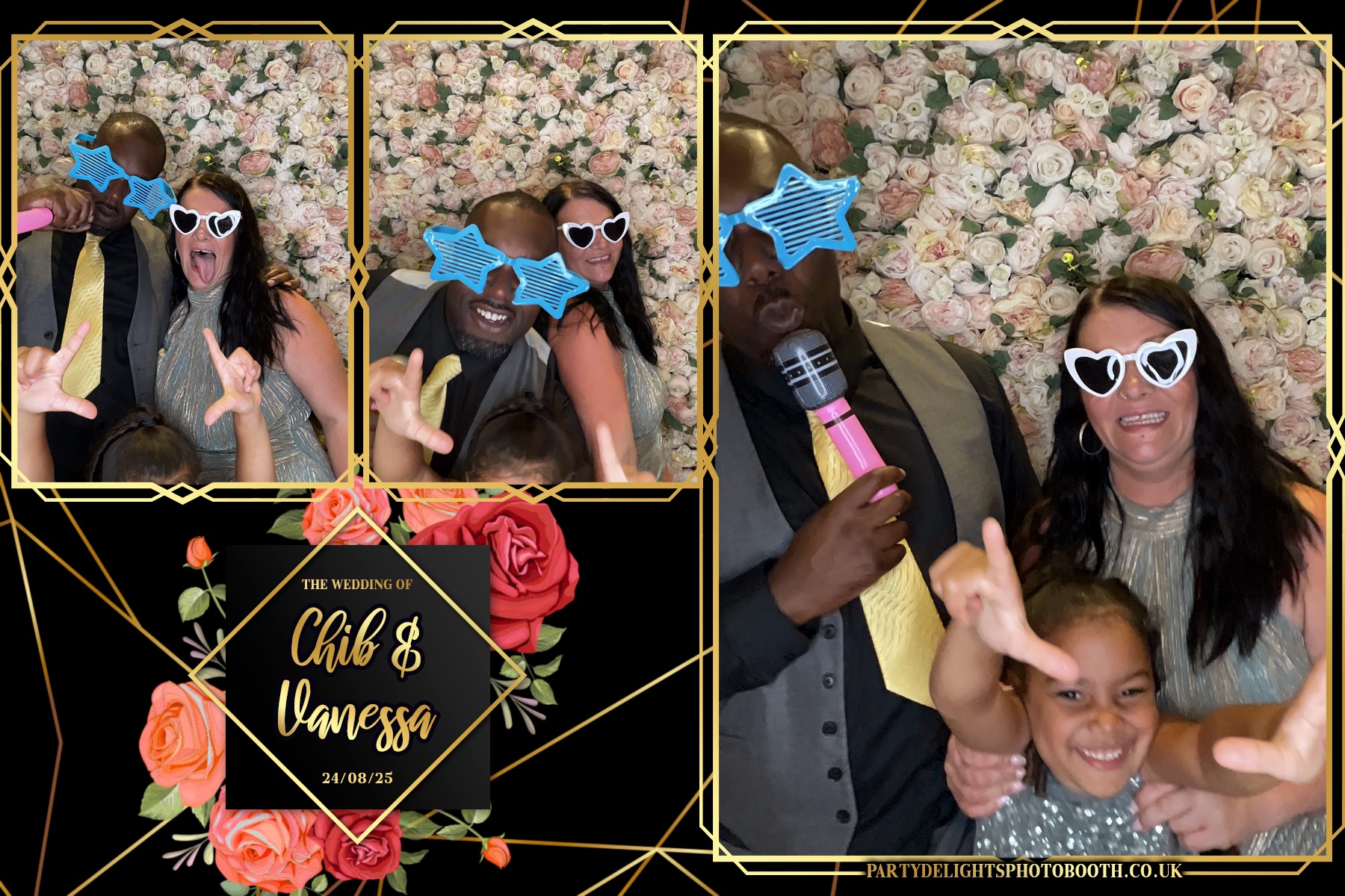 Vanessa and Chib's Wedding | View more photos from the event at gallery.partydelightsphotobooth.co.uk/u/PartyDelightsPhotoBooth/Vanessa-and-Chibs-Wedding