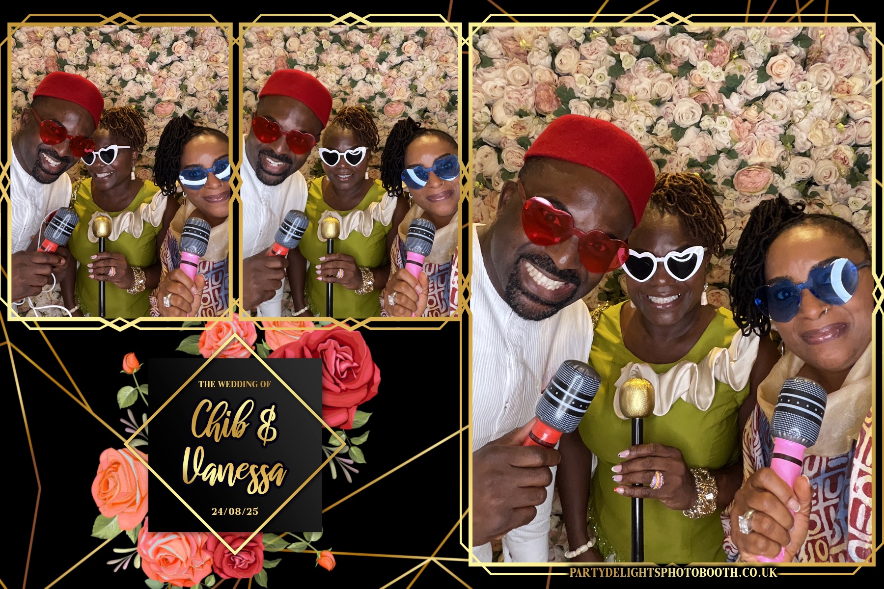 Vanessa and Chib's Wedding | View more photos from the event at gallery.partydelightsphotobooth.co.uk/u/PartyDelightsPhotoBooth/Vanessa-and-Chibs-Wedding