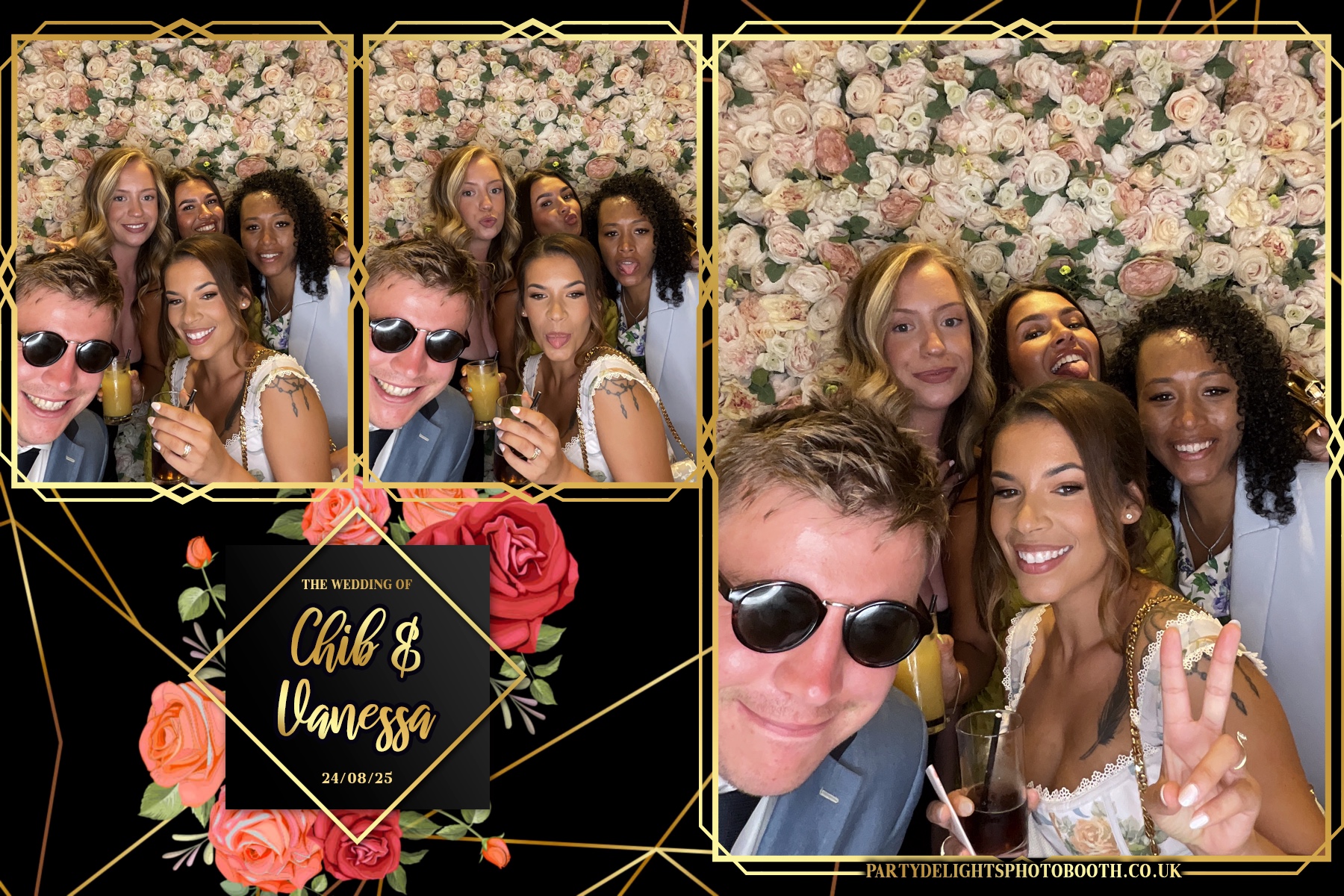 Vanessa and Chib's Wedding | View more photos from the event at gallery.partydelightsphotobooth.co.uk/u/PartyDelightsPhotoBooth/Vanessa-and-Chibs-Wedding