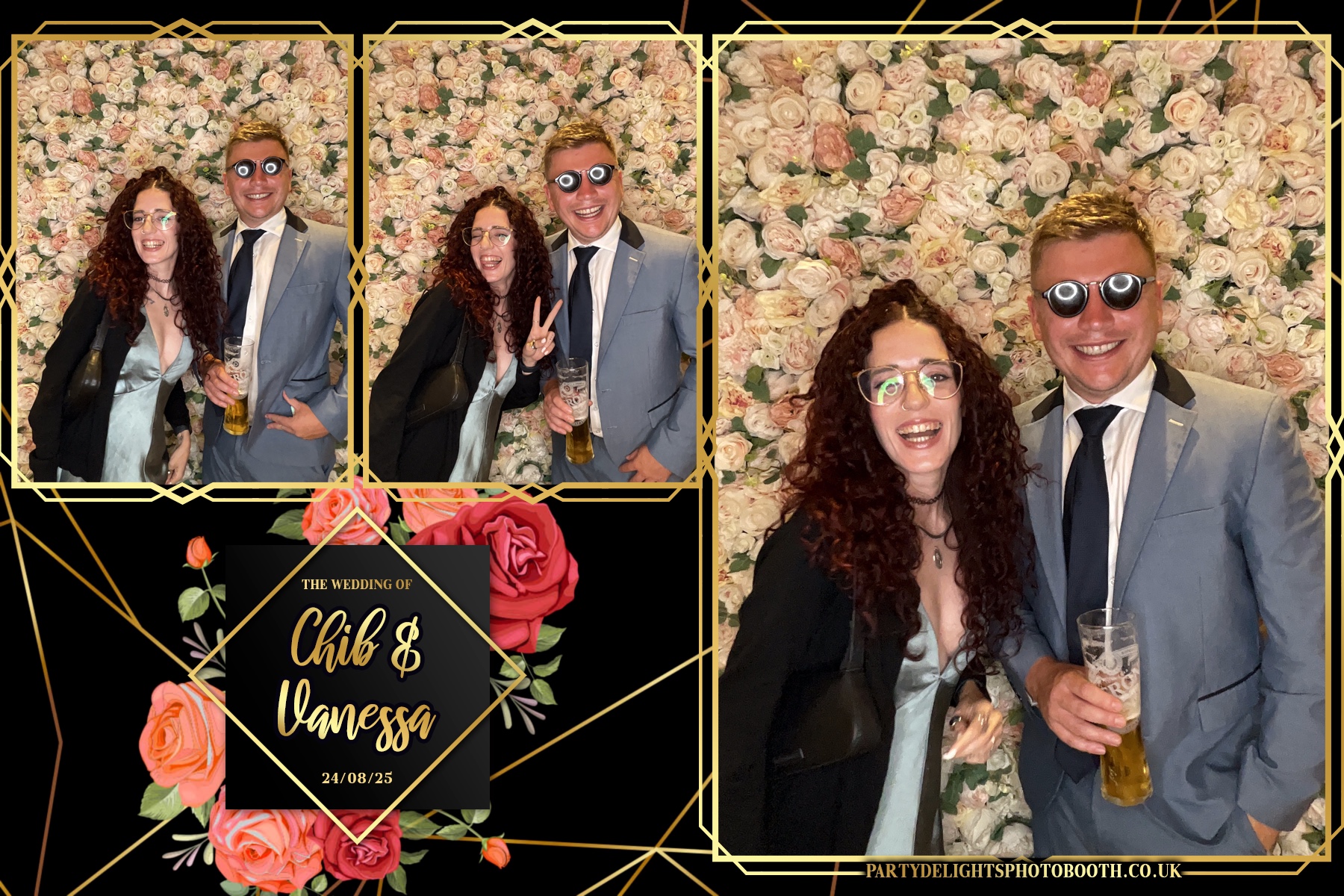 Vanessa and Chib's Wedding | View more photos from the event at gallery.partydelightsphotobooth.co.uk/u/PartyDelightsPhotoBooth/Vanessa-and-Chibs-Wedding