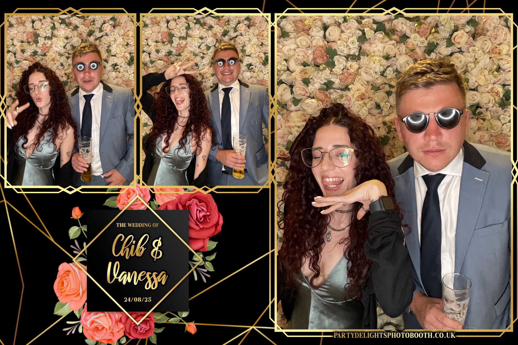 Vanessa and Chib's Wedding | View more photos from the event at gallery.partydelightsphotobooth.co.uk/u/PartyDelightsPhotoBooth/Vanessa-and-Chibs-Wedding
