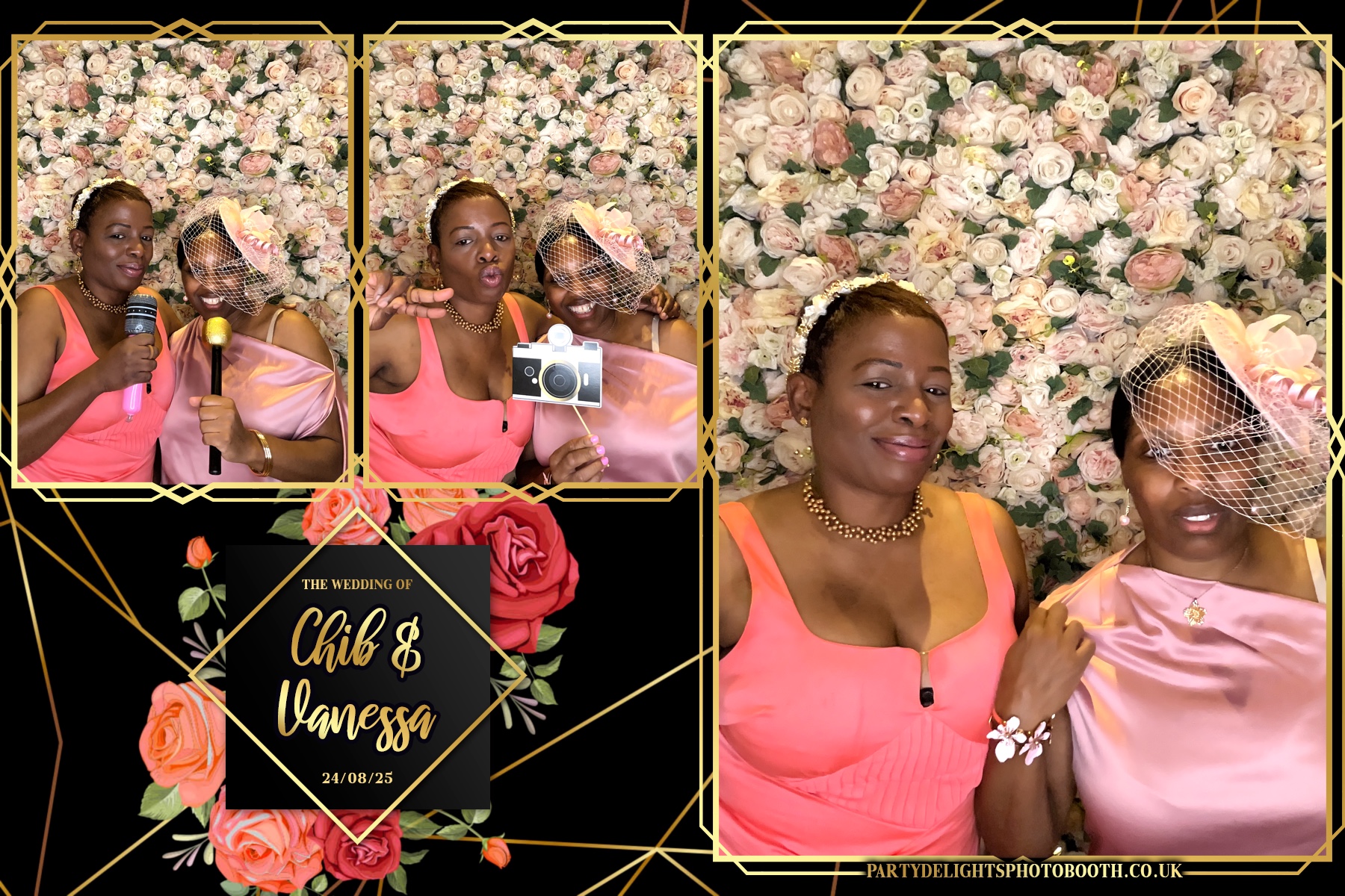Vanessa and Chib's Wedding | View more photos from the event at gallery.partydelightsphotobooth.co.uk/u/PartyDelightsPhotoBooth/Vanessa-and-Chibs-Wedding