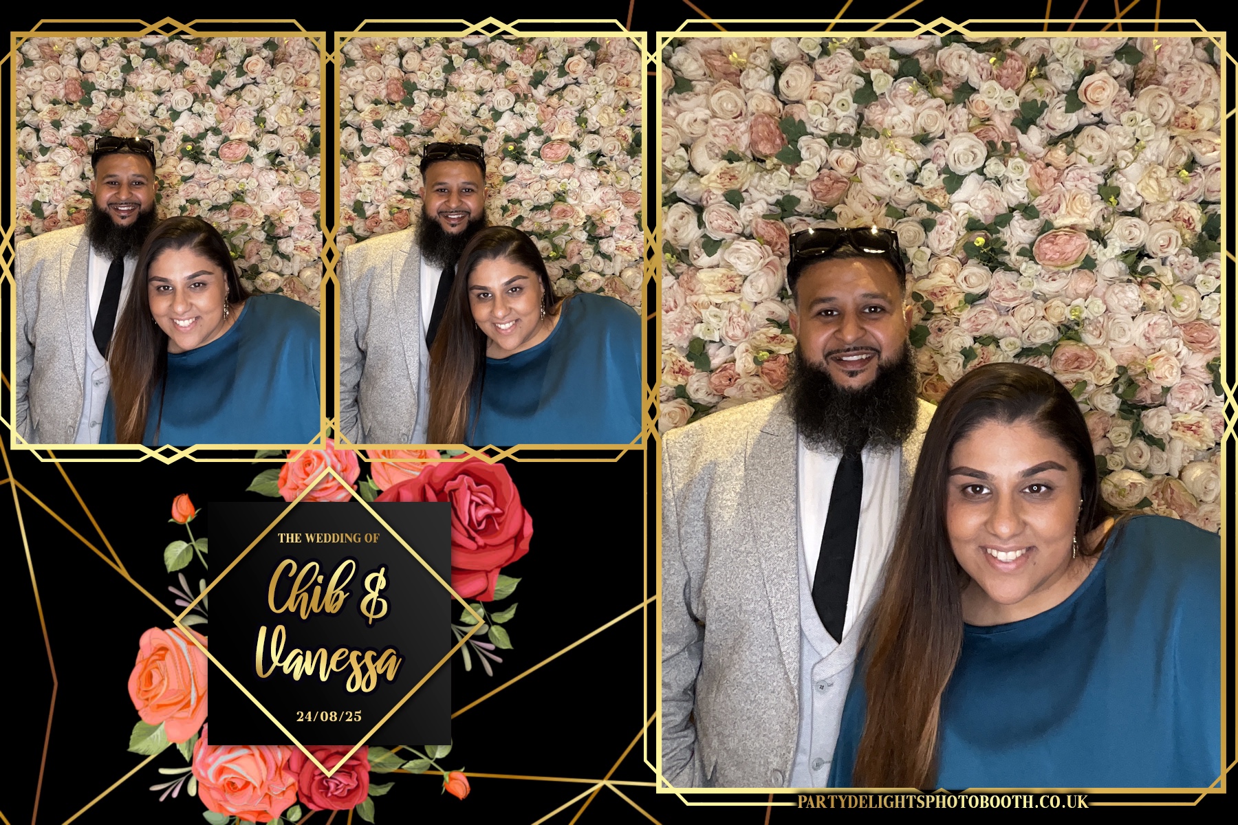 Vanessa and Chib's Wedding | View more photos from the event at gallery.partydelightsphotobooth.co.uk/u/PartyDelightsPhotoBooth/Vanessa-and-Chibs-Wedding