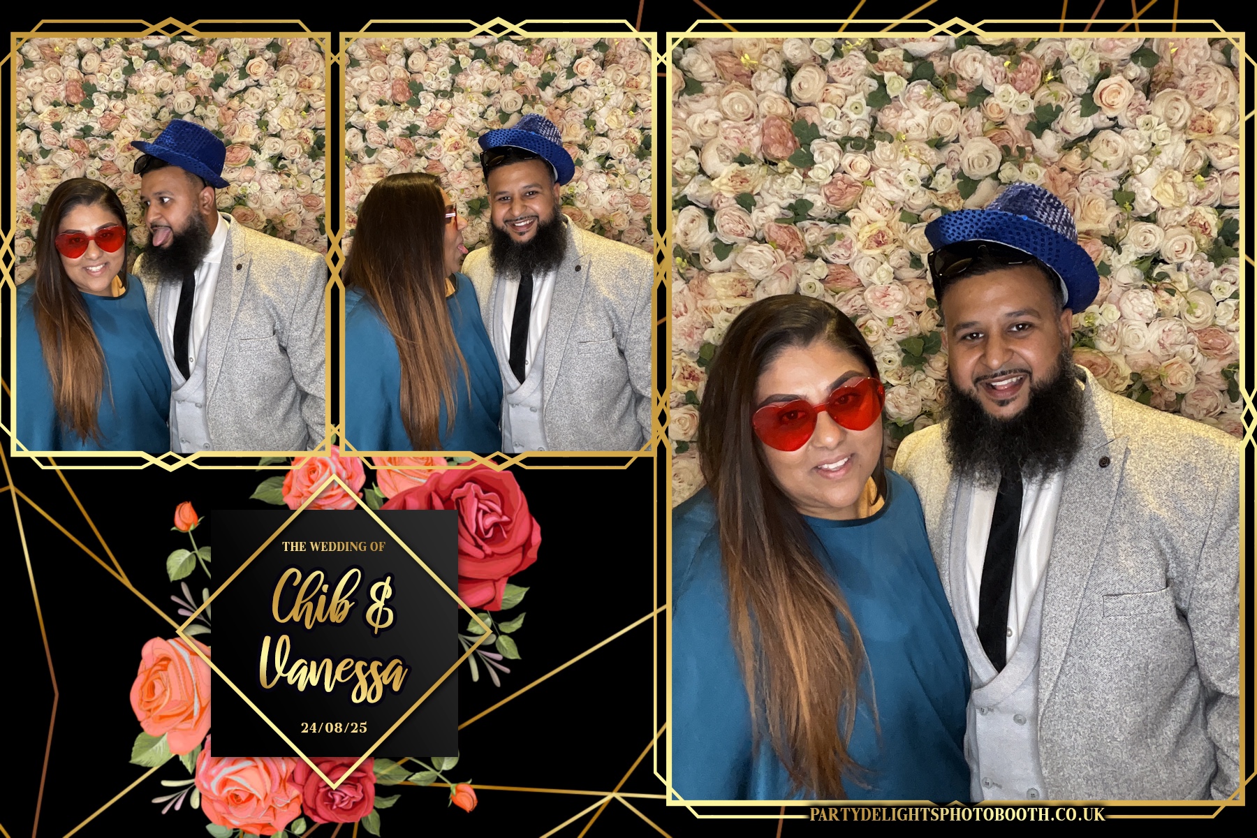 Vanessa and Chib's Wedding | View more photos from the event at gallery.partydelightsphotobooth.co.uk/u/PartyDelightsPhotoBooth/Vanessa-and-Chibs-Wedding