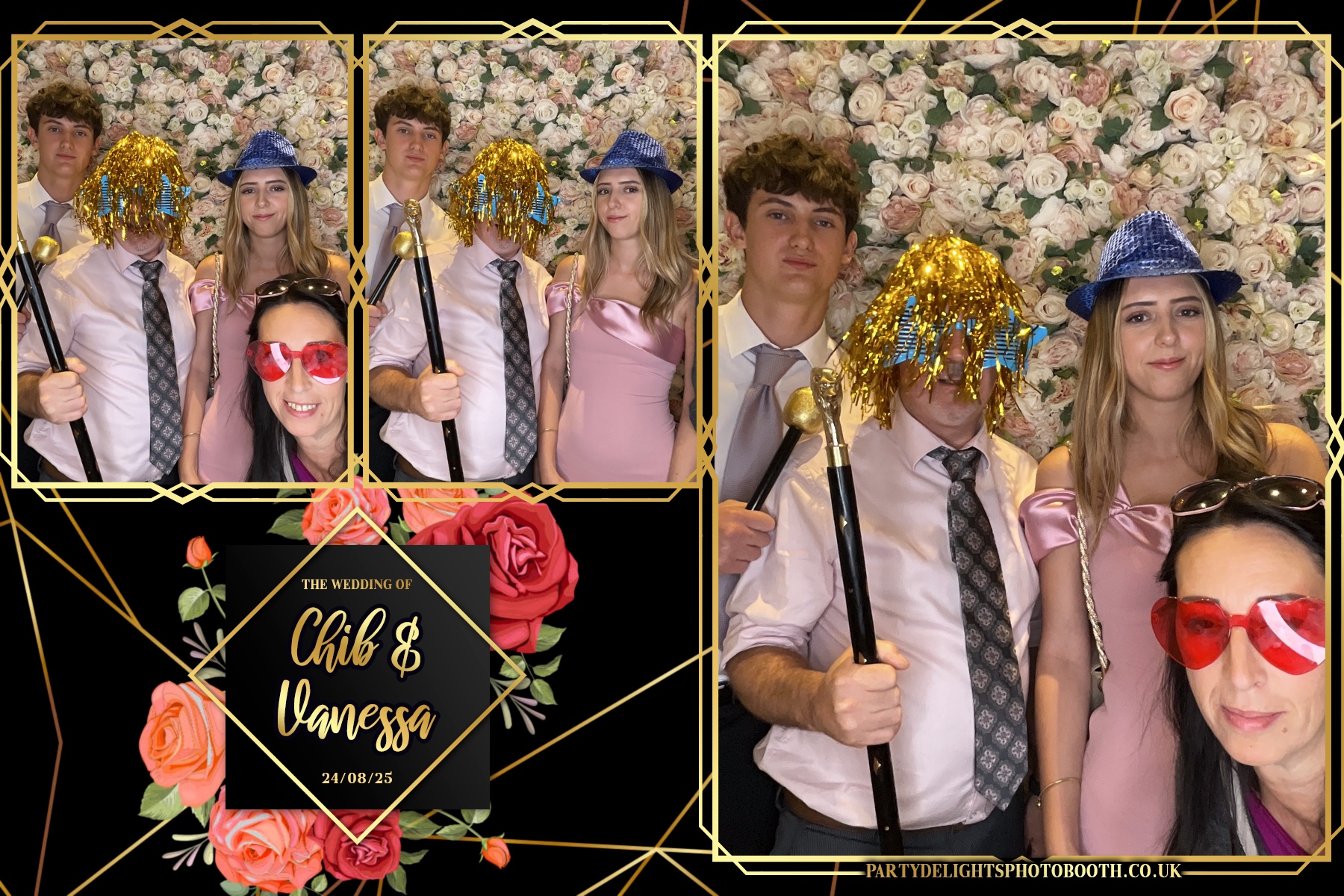 Vanessa and Chib's Wedding | View more photos from the event at gallery.partydelightsphotobooth.co.uk/u/PartyDelightsPhotoBooth/Vanessa-and-Chibs-Wedding