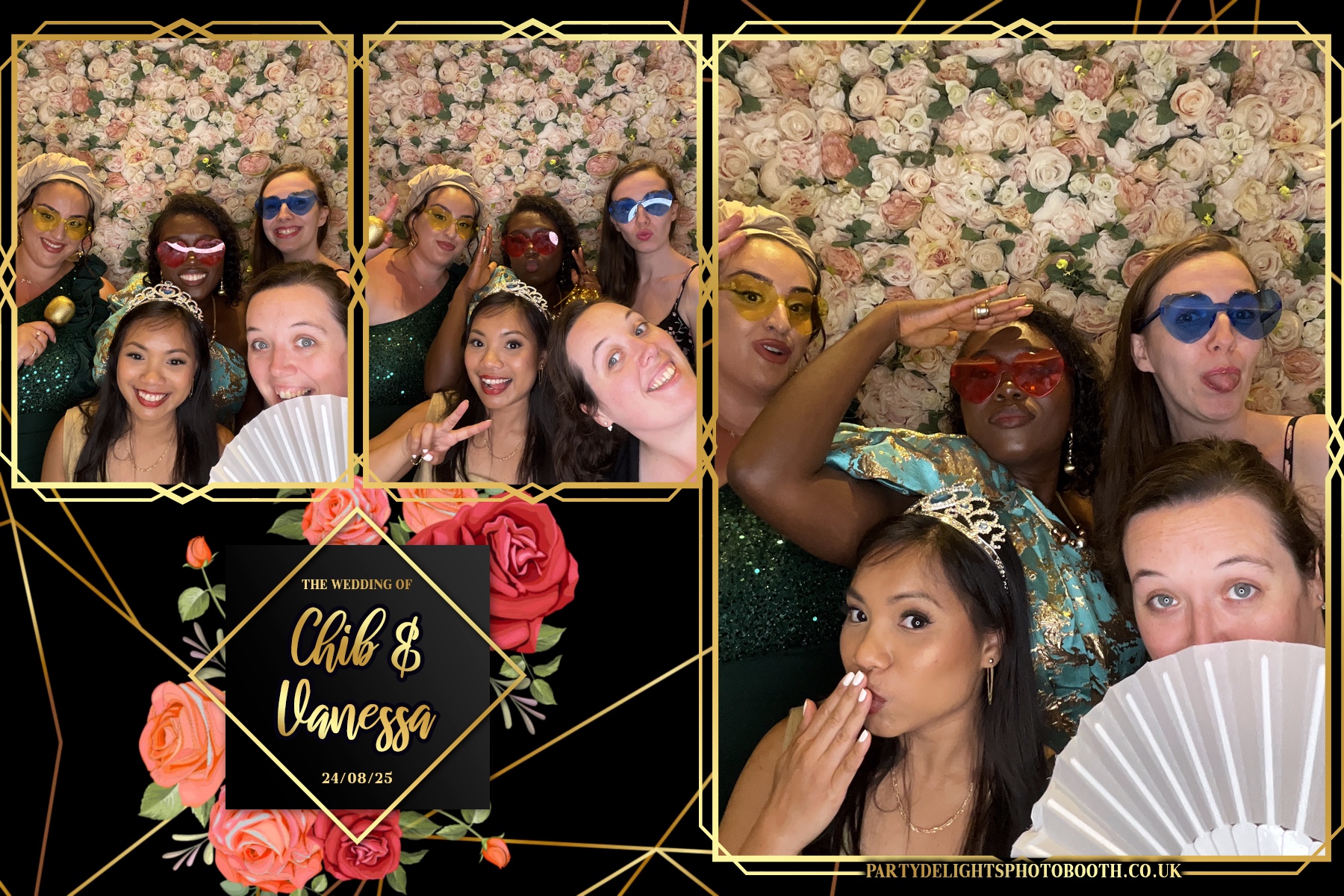 Vanessa and Chib's Wedding | View more photos from the event at gallery.partydelightsphotobooth.co.uk/u/PartyDelightsPhotoBooth/Vanessa-and-Chibs-Wedding