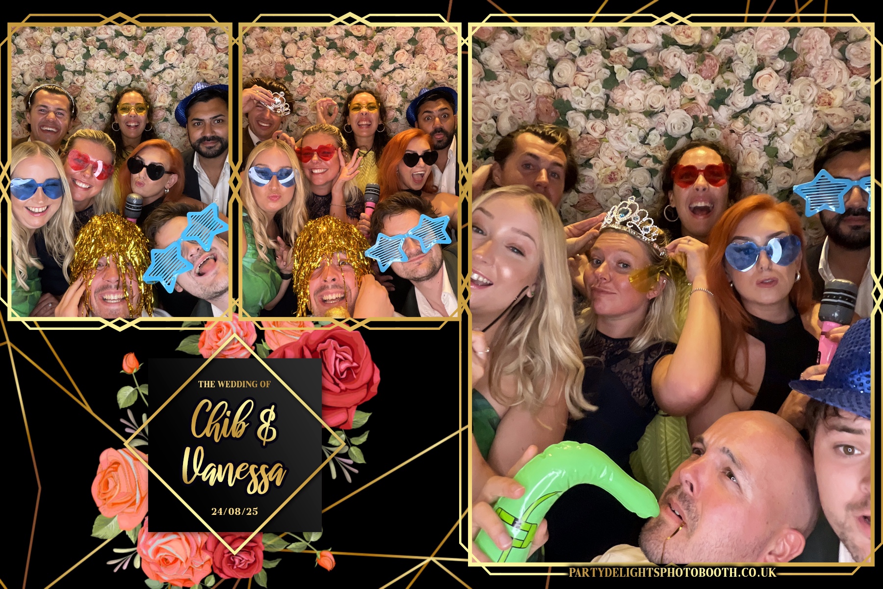 Vanessa and Chib's Wedding | View more photos from the event at gallery.partydelightsphotobooth.co.uk/u/PartyDelightsPhotoBooth/Vanessa-and-Chibs-Wedding