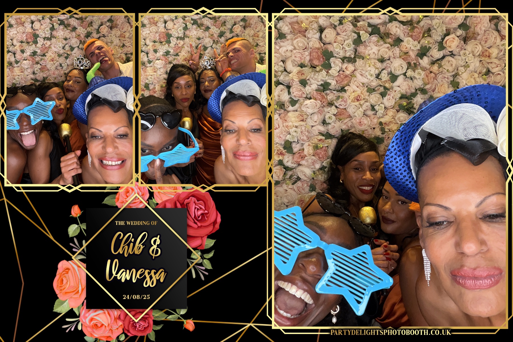 Vanessa and Chib's Wedding | View more photos from the event at gallery.partydelightsphotobooth.co.uk/u/PartyDelightsPhotoBooth/Vanessa-and-Chibs-Wedding