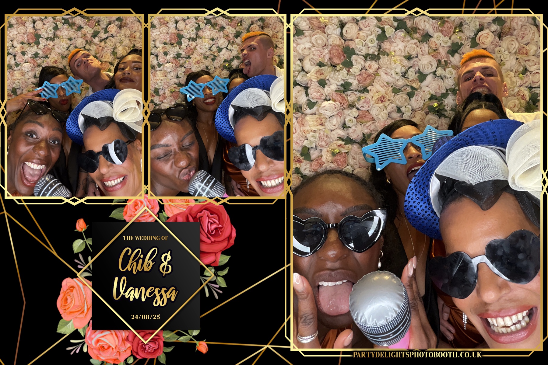 Vanessa and Chib's Wedding | View more photos from the event at gallery.partydelightsphotobooth.co.uk/u/PartyDelightsPhotoBooth/Vanessa-and-Chibs-Wedding