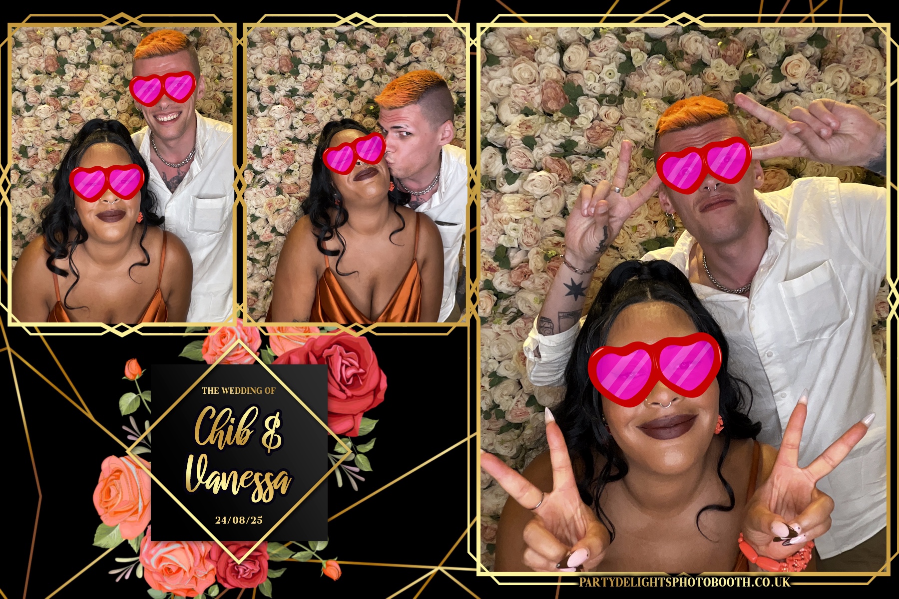 Vanessa and Chib's Wedding | View more photos from the event at gallery.partydelightsphotobooth.co.uk/u/PartyDelightsPhotoBooth/Vanessa-and-Chibs-Wedding