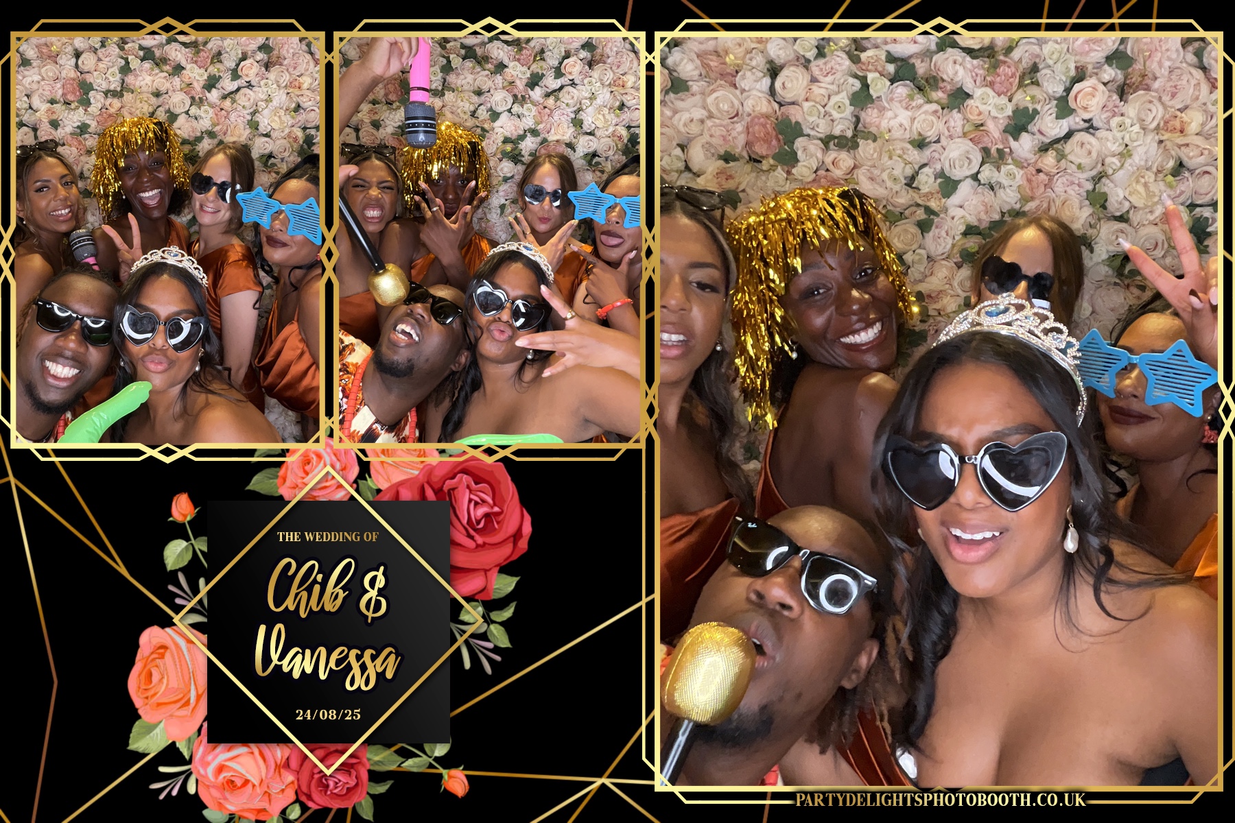 Vanessa and Chib's Wedding | View more photos from the event at gallery.partydelightsphotobooth.co.uk/u/PartyDelightsPhotoBooth/Vanessa-and-Chibs-Wedding