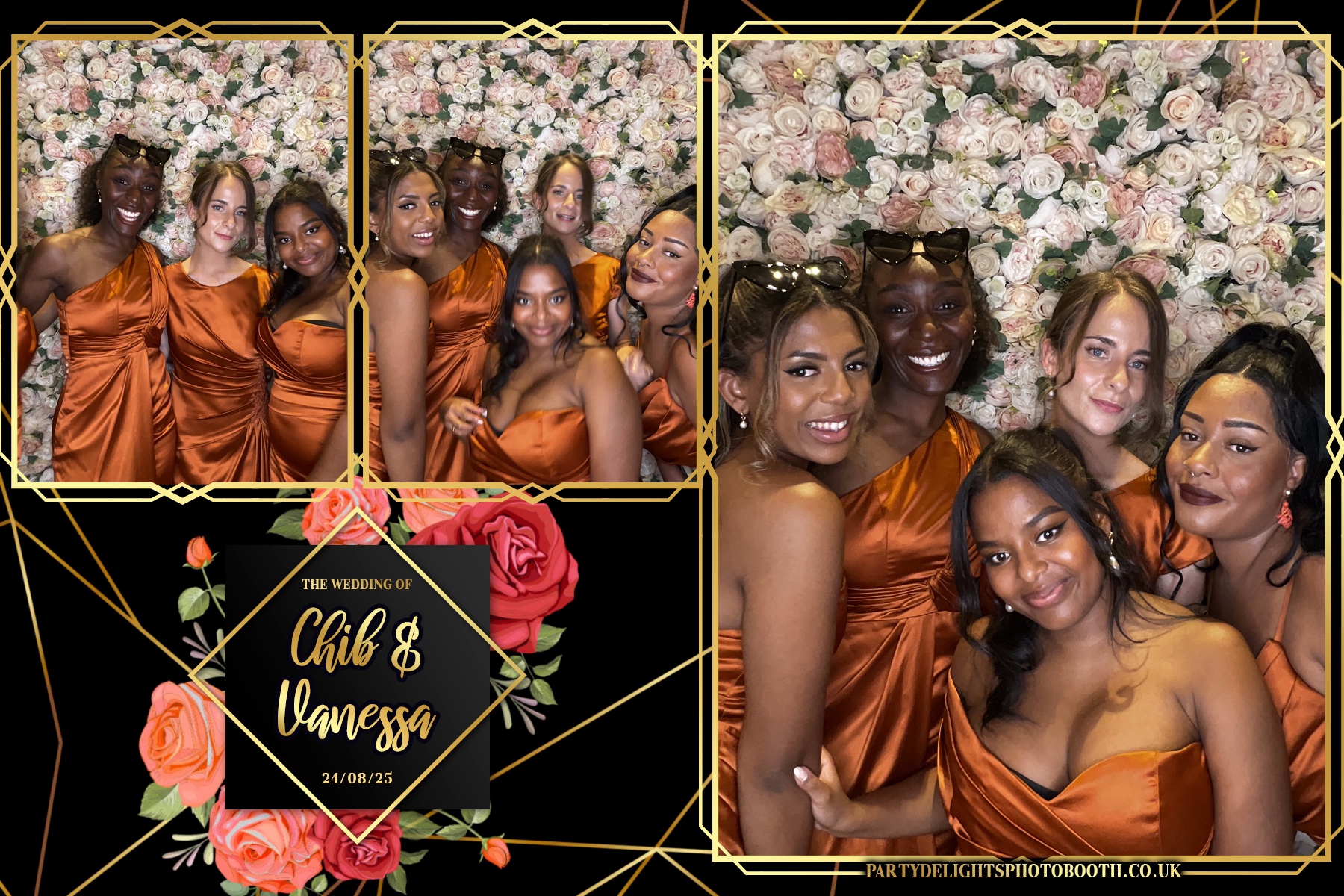 Vanessa and Chib's Wedding | View more photos from the event at gallery.partydelightsphotobooth.co.uk/u/PartyDelightsPhotoBooth/Vanessa-and-Chibs-Wedding