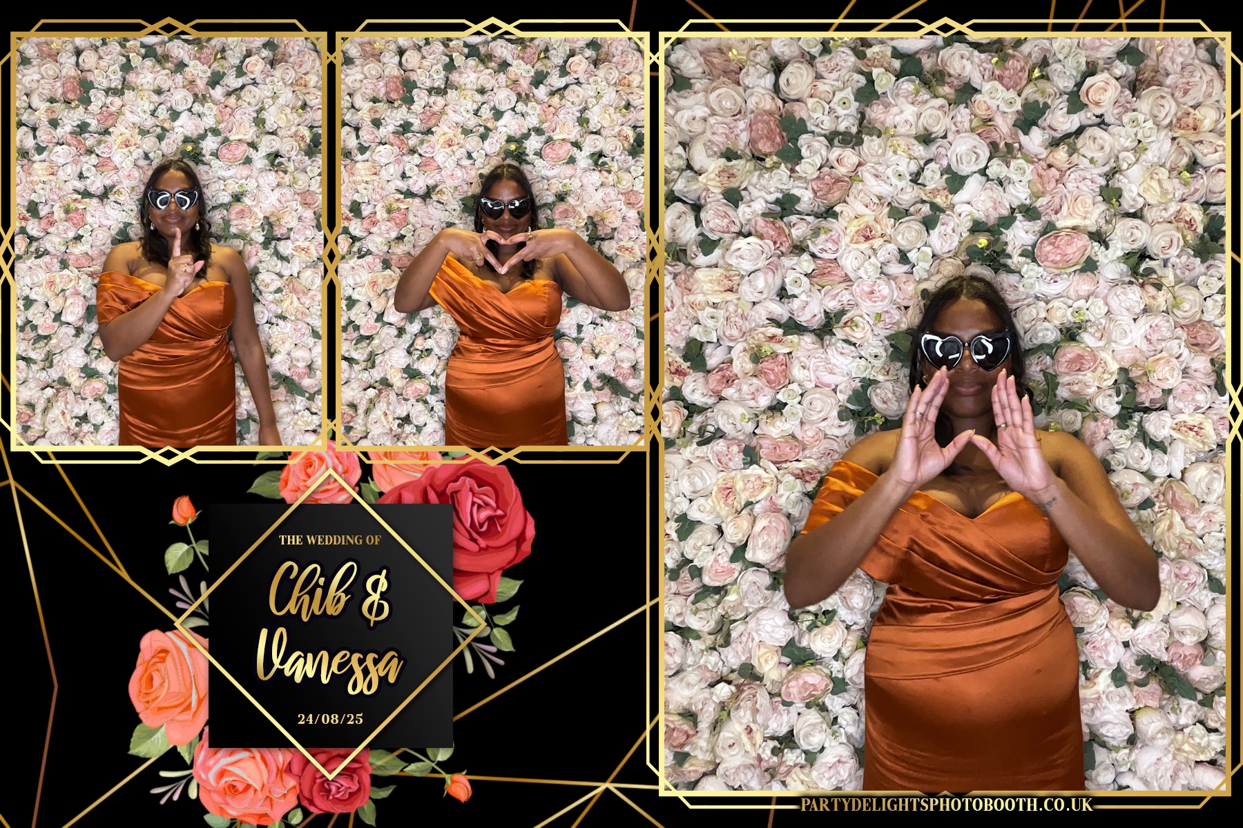 Vanessa and Chib's Wedding | View more photos from the event at gallery.partydelightsphotobooth.co.uk/u/PartyDelightsPhotoBooth/Vanessa-and-Chibs-Wedding